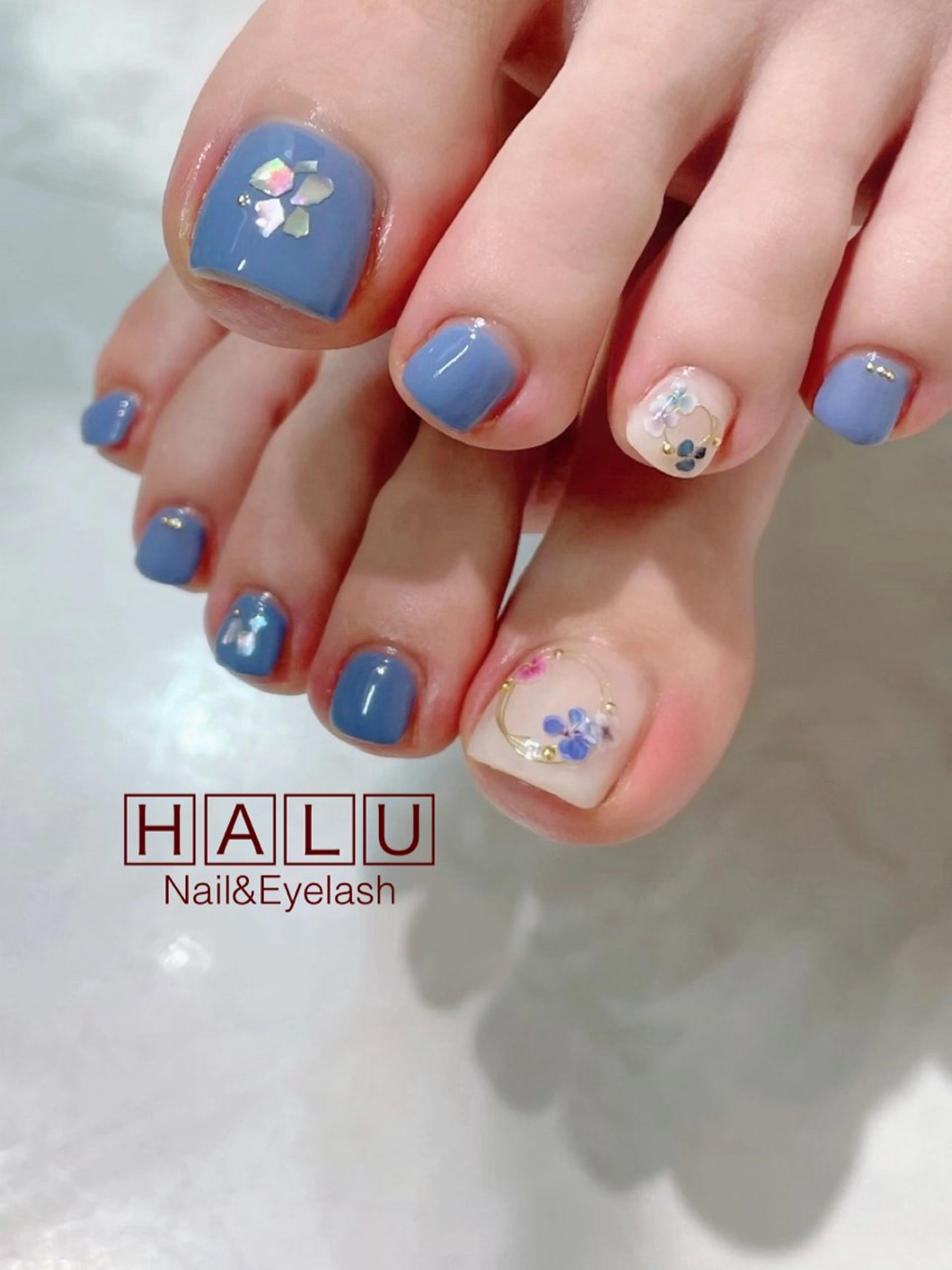 ネイル フットネイル HALU ハルのネイルデザイン