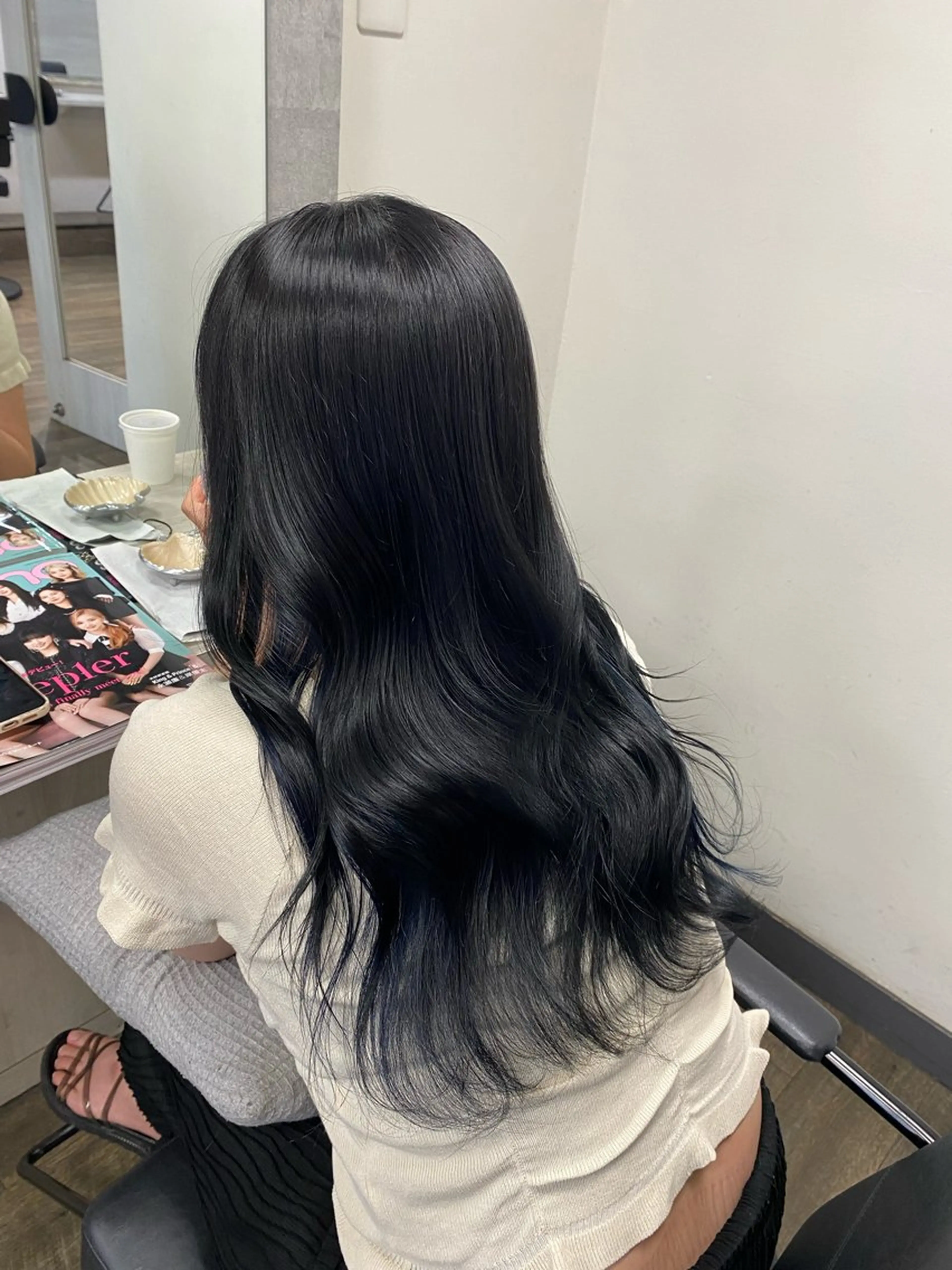 ロング カラー MIREI /韓国風 ショート/大阪美容室のヘアスタイル