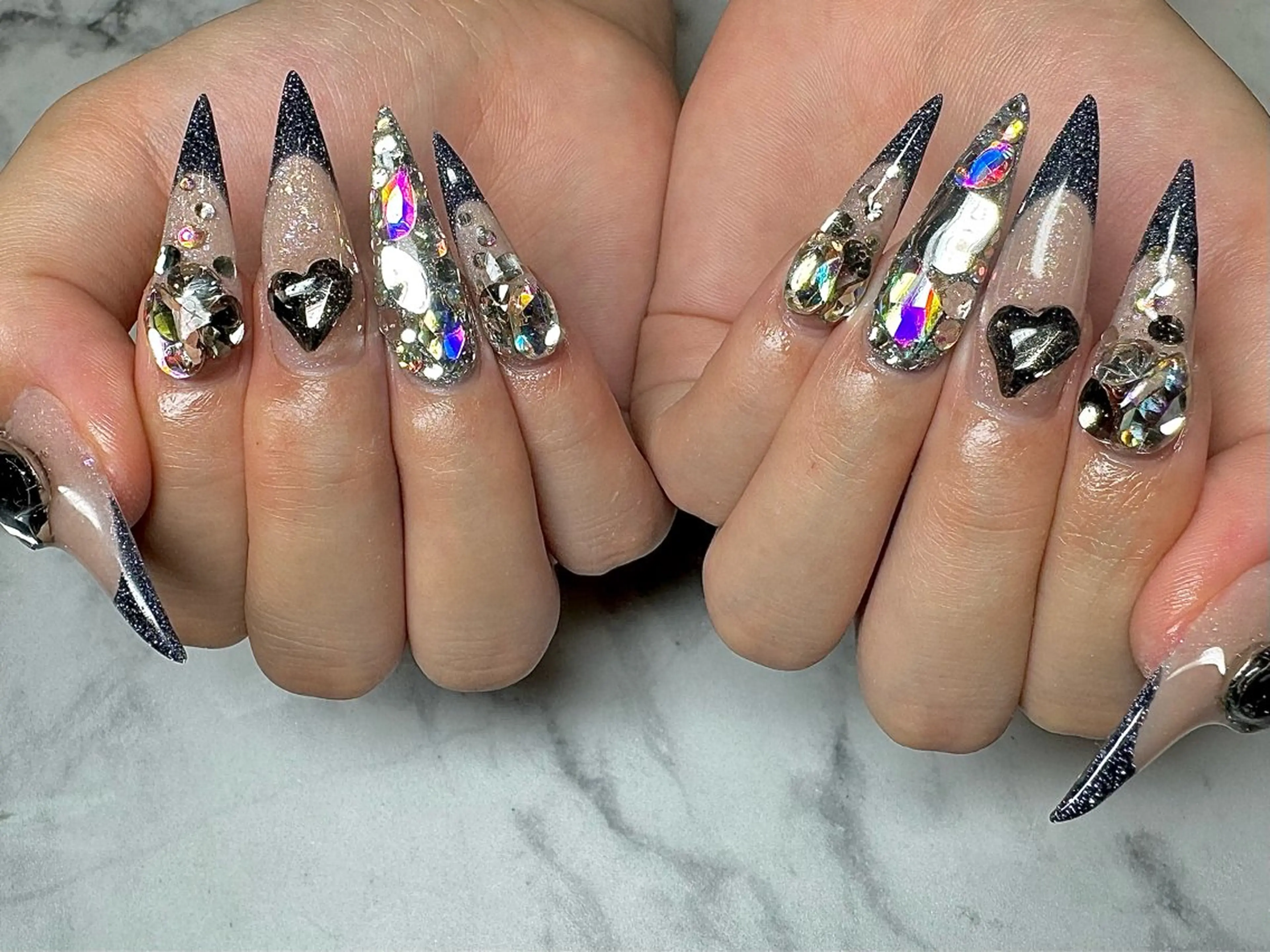 ネイル ハンドネイル 梁元joieange 心斎橋店のネイルデザイン