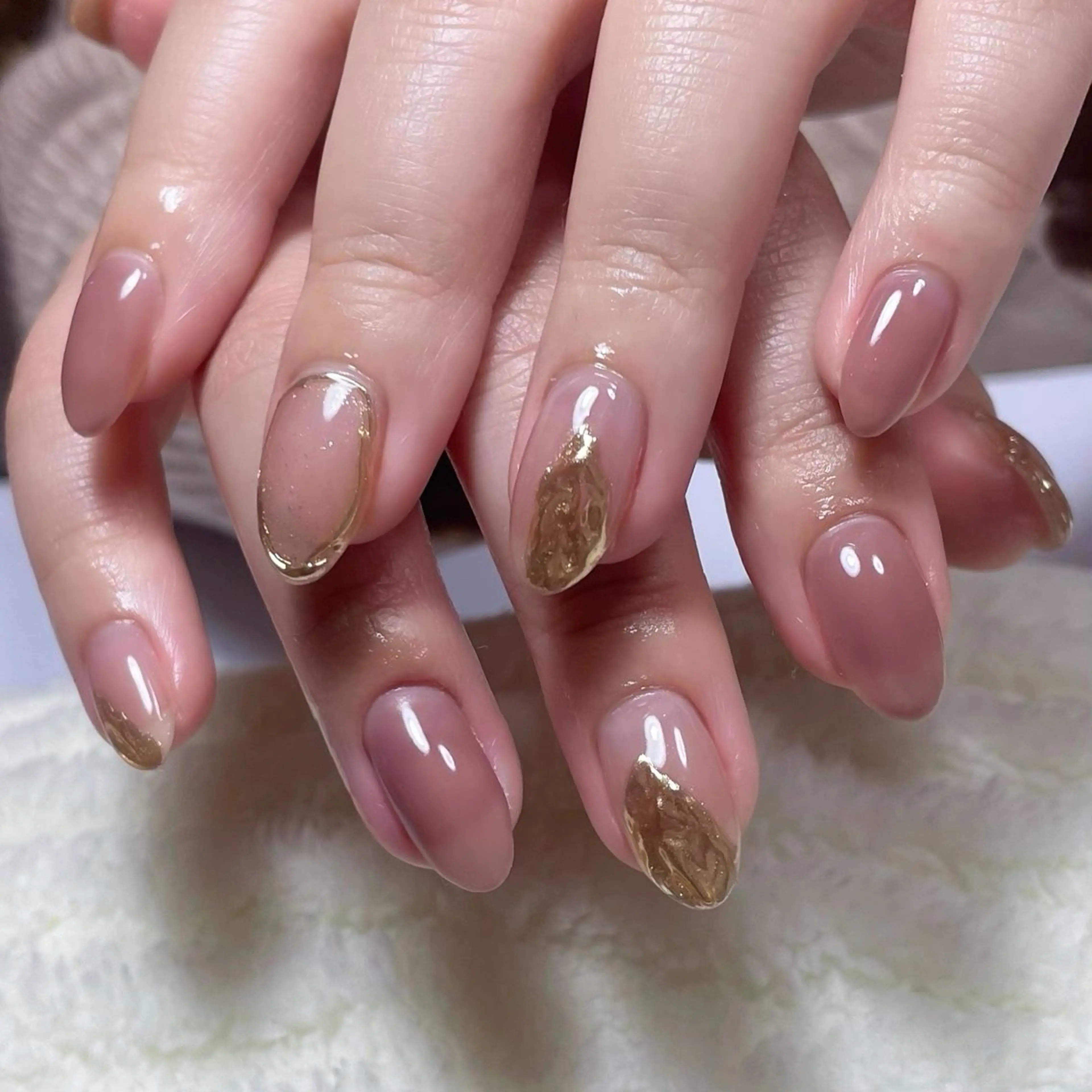 ネイル ニュアンスネイル ハンドネイル Chicchi 加茂宮駅徒歩3分のネイルデザイン