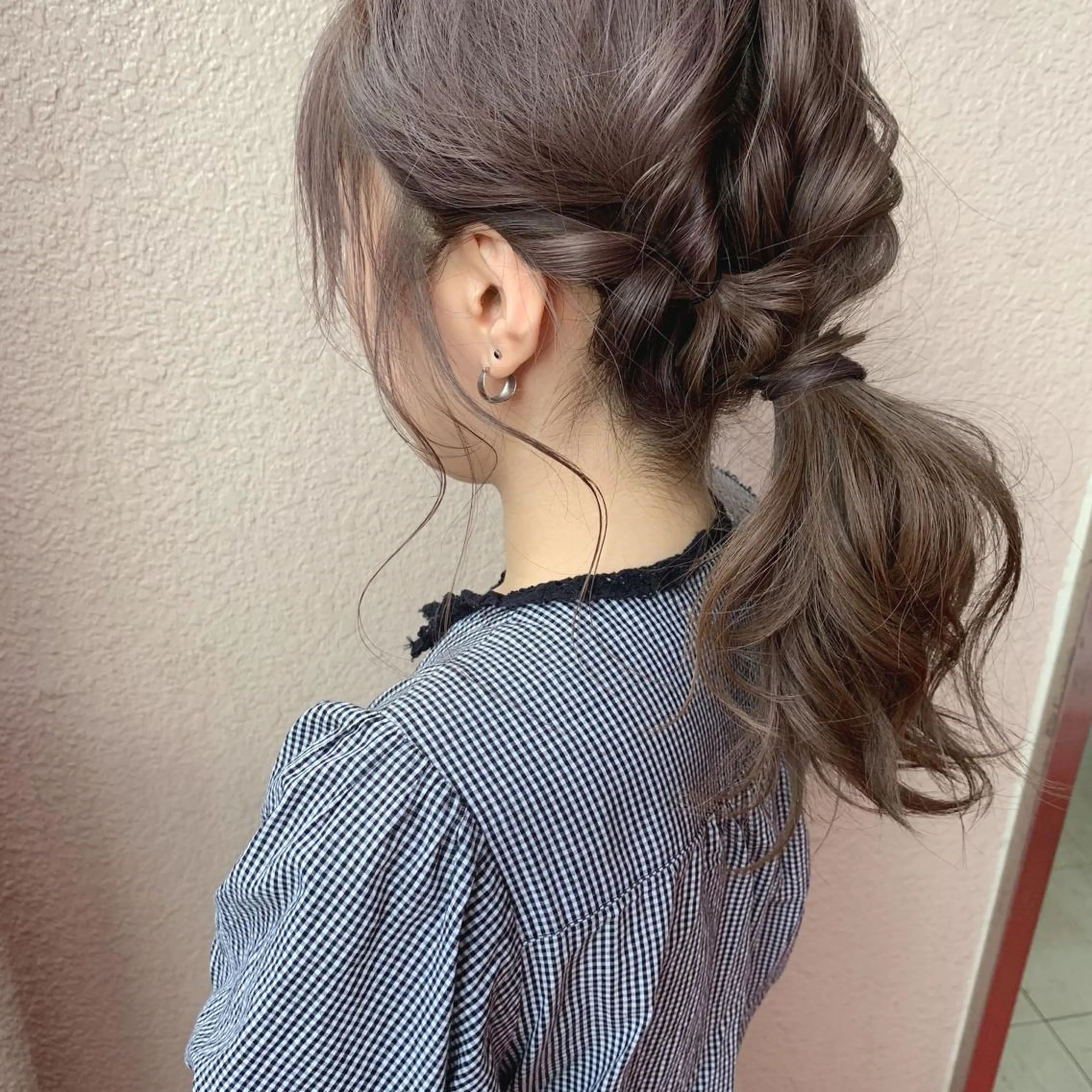 ミディアム カラー ヘアアレンジ 代表🎀 ふわモテ愛 され髪🩷yumiのヘアスタイル