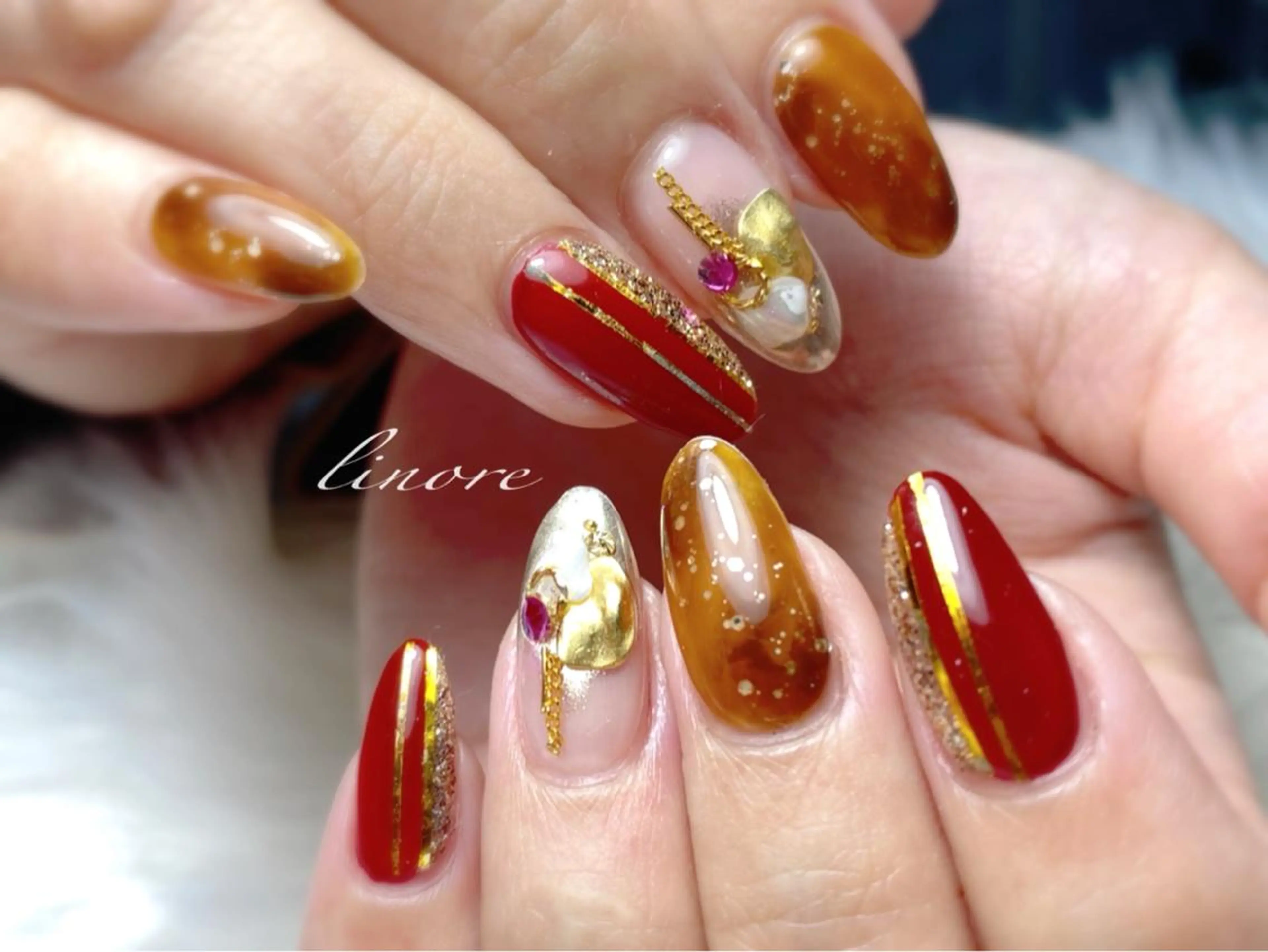 ネイル ハンドネイル nail salon -Linore-のネイルデザイン