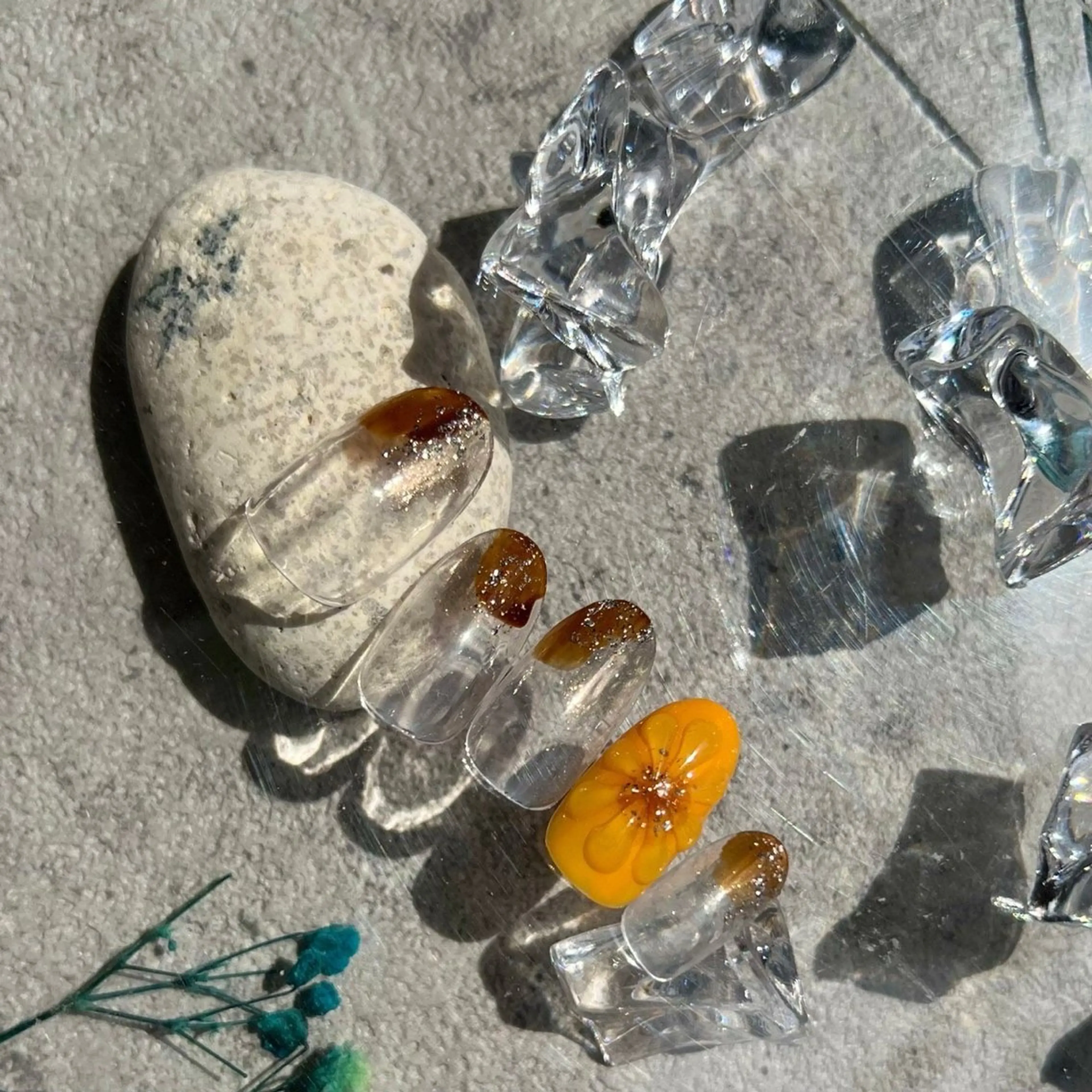 ネイル ⭐︎休業中の練習⭐︎ JNA認定講師髙橋のネイルデザイン