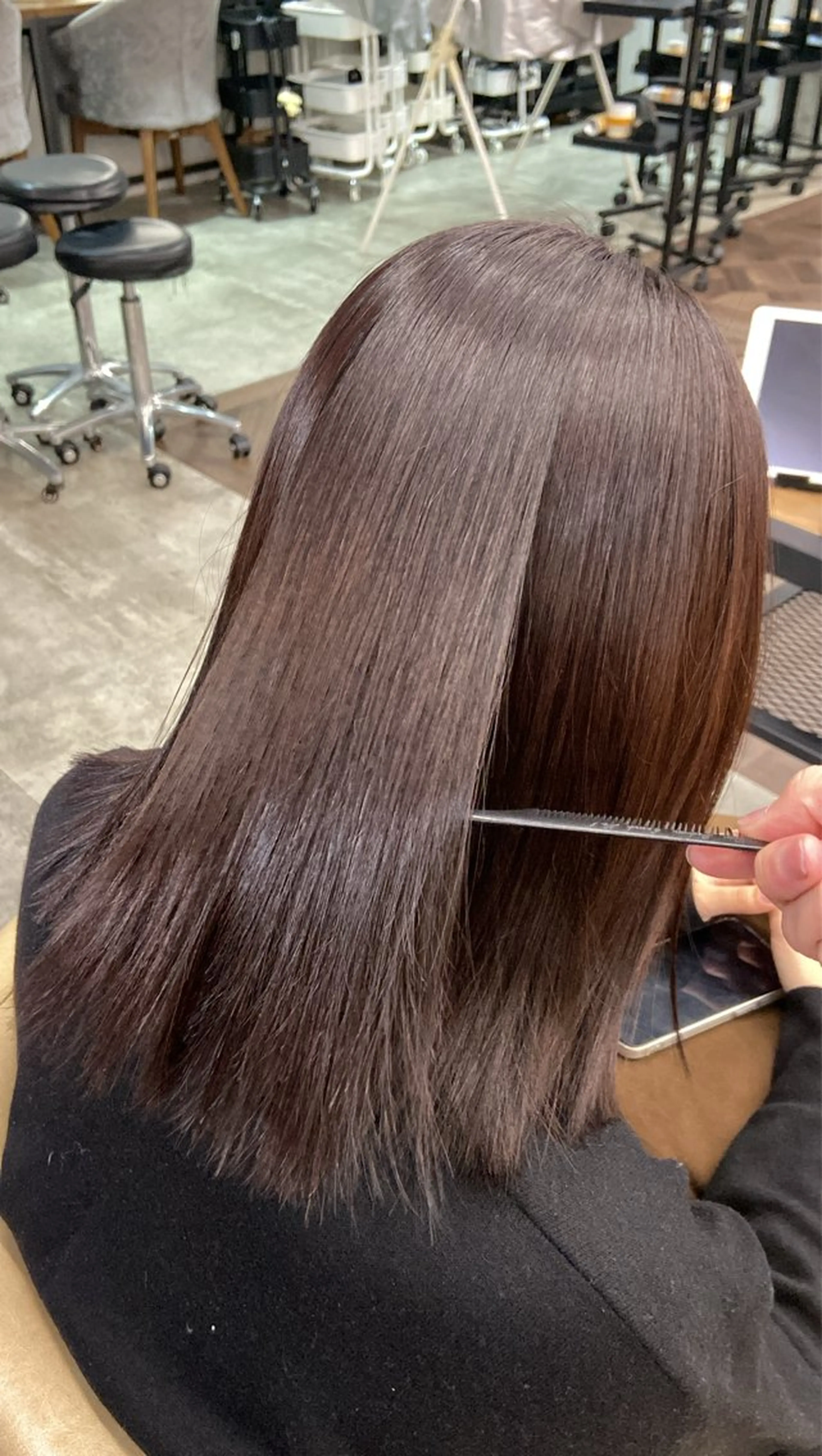 ミディアム 縮毛矯正 sand横浜所属・今だけ無料横浜 カット特化/徹平のヘアスタイル