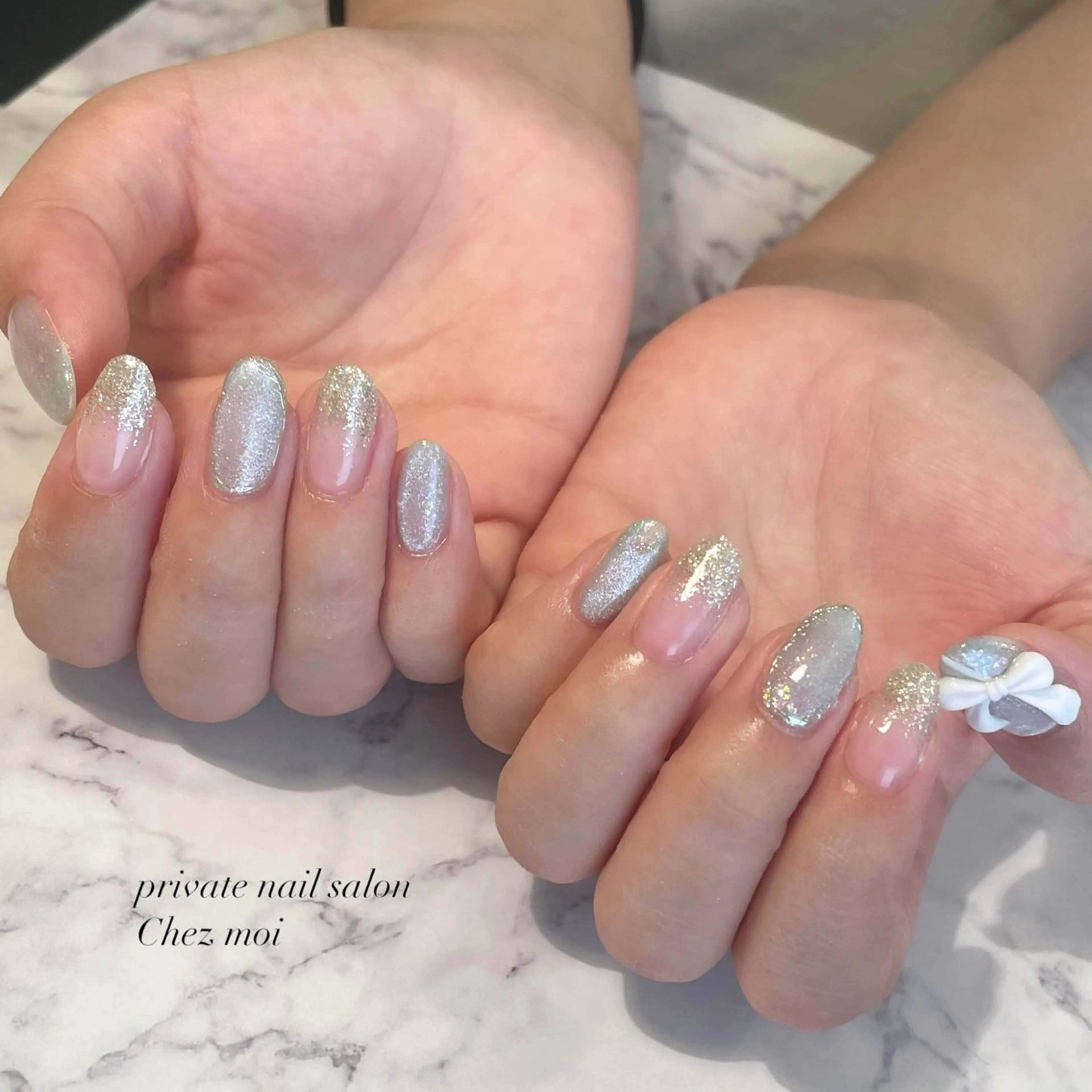 ネイル リボン KOMINE TOMOKOのネイルデザイン