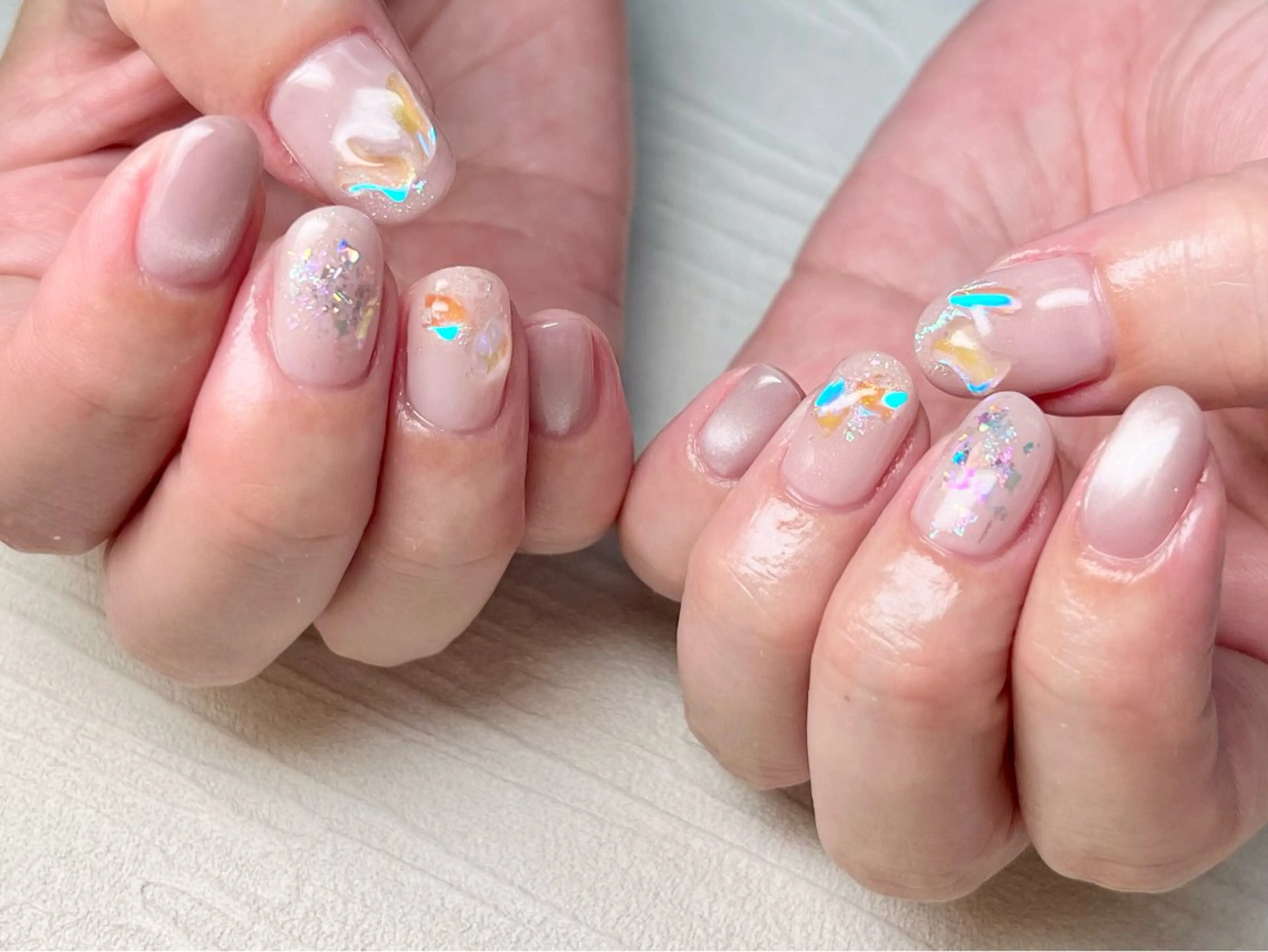 ネイル Queennail 北堀江Yumiのネイルデザイン