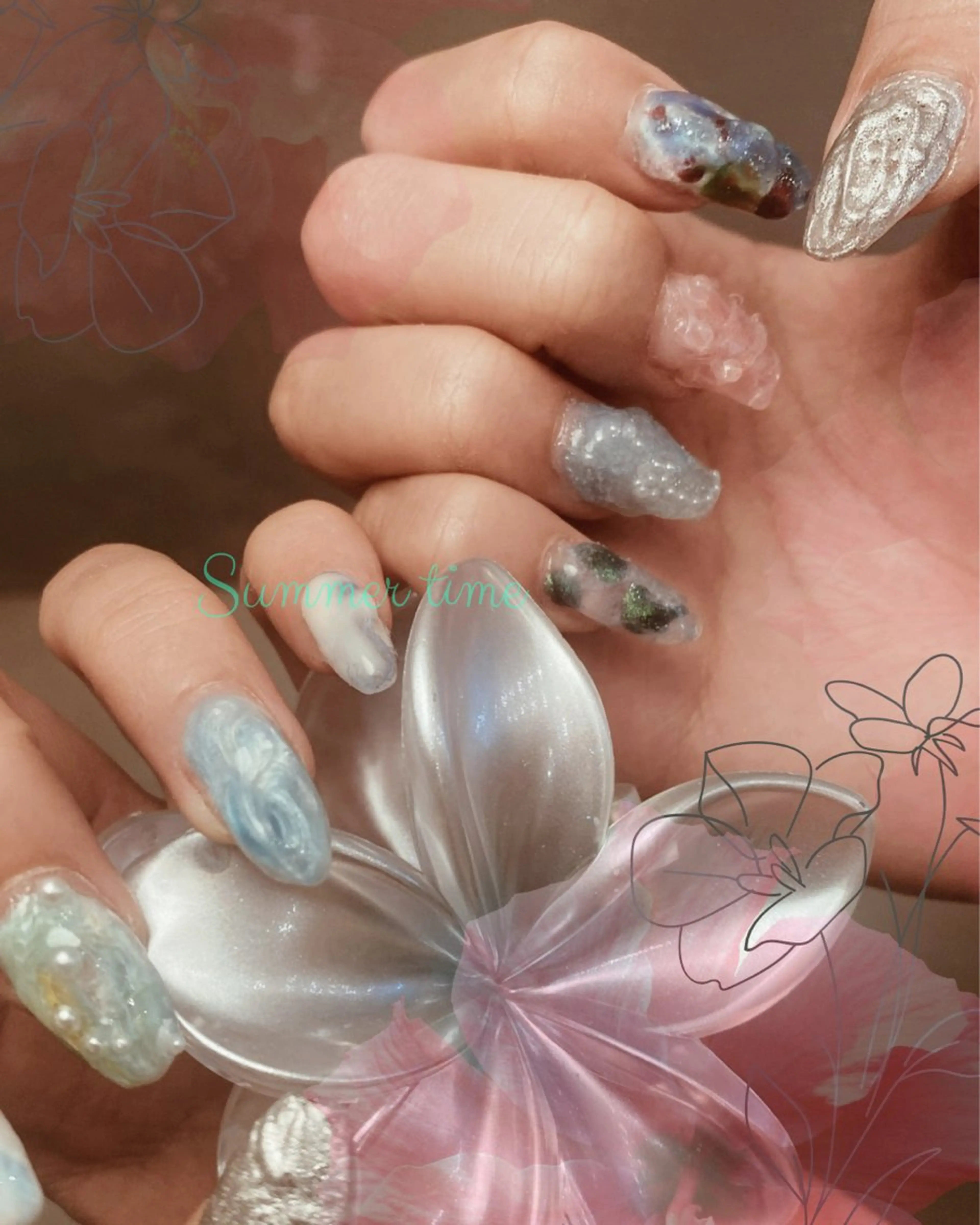 ネイル free hug Hiromiのネイルデザイン