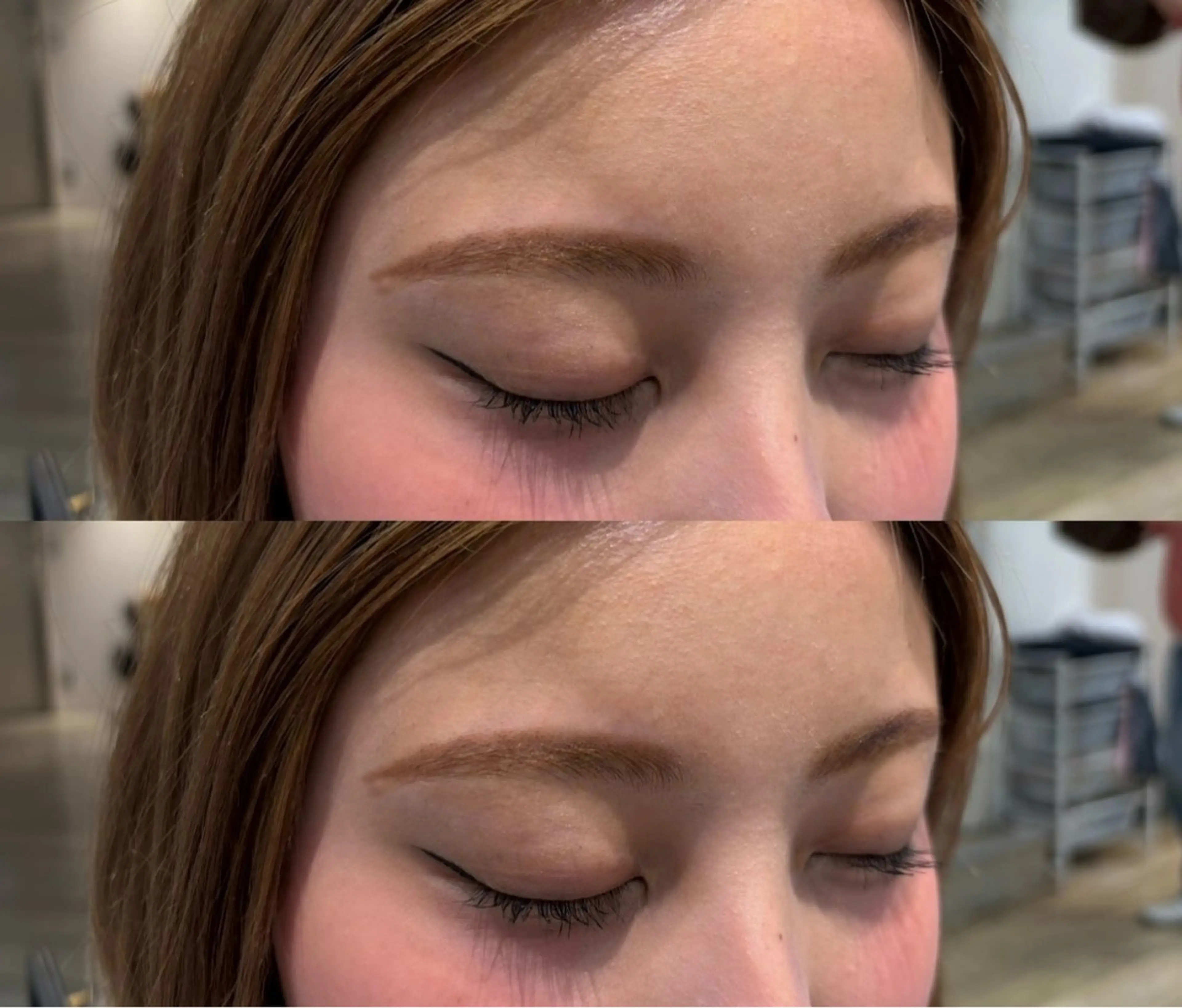 アイブロウパーマ＆アイブロウワックス脱毛🪄︎︎¥2,750の写真