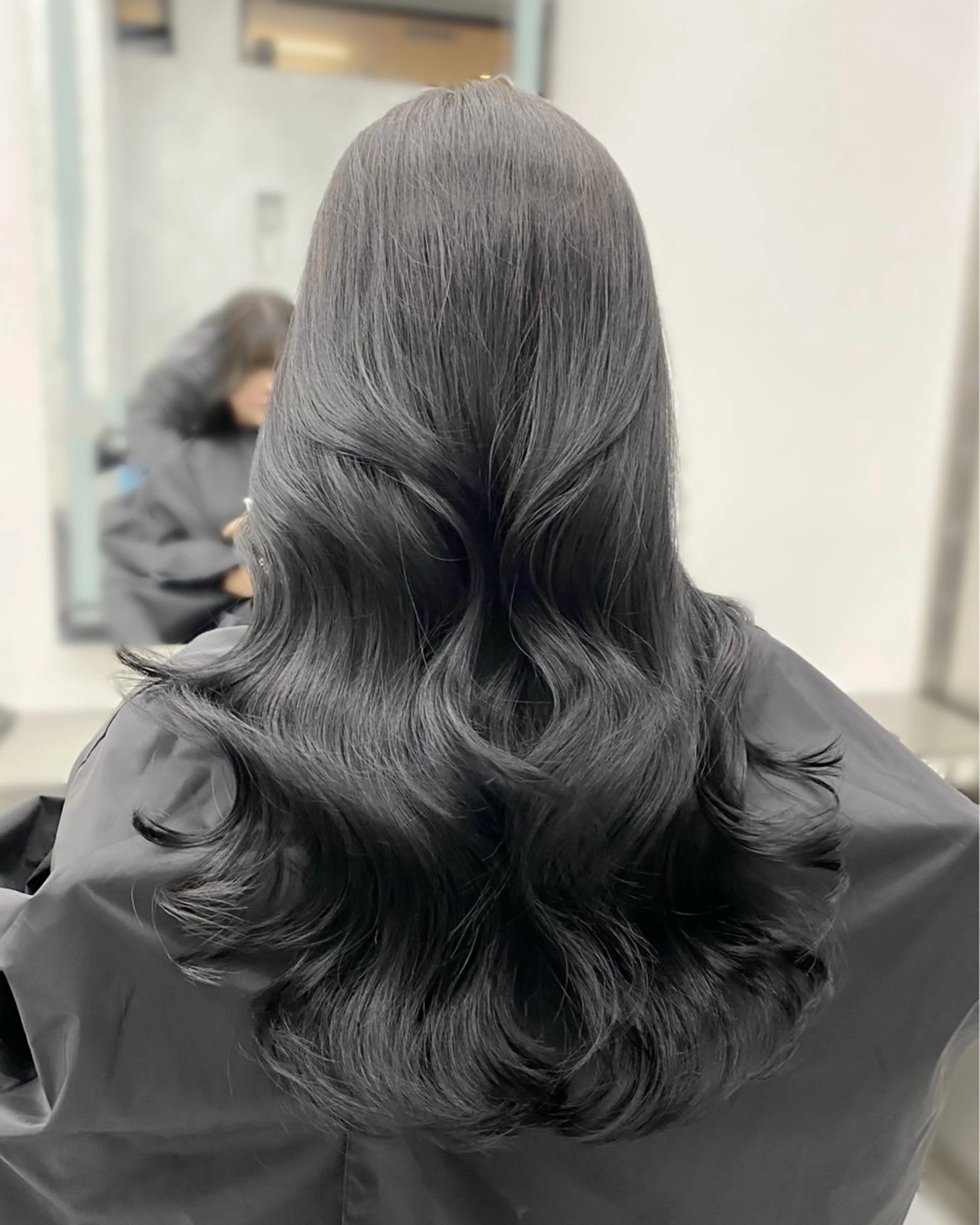 ロング 京都レイヤーカット うえひのヘアスタイル