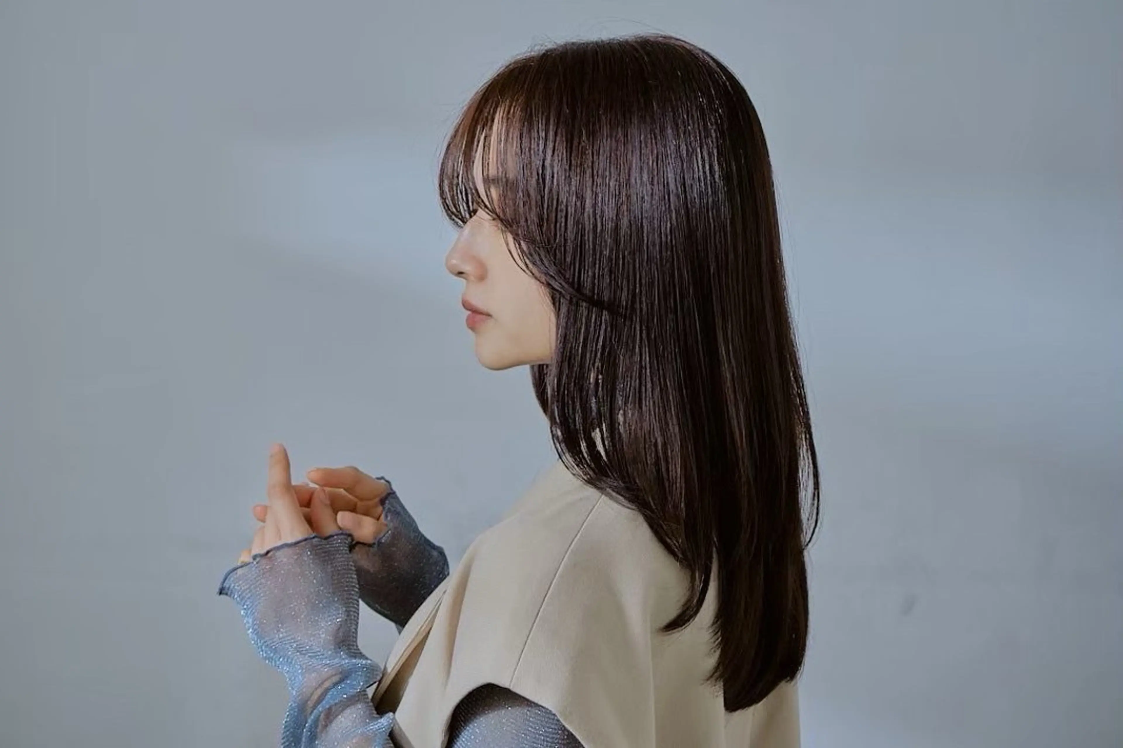 カラー 山本 遥海のヘアスタイル