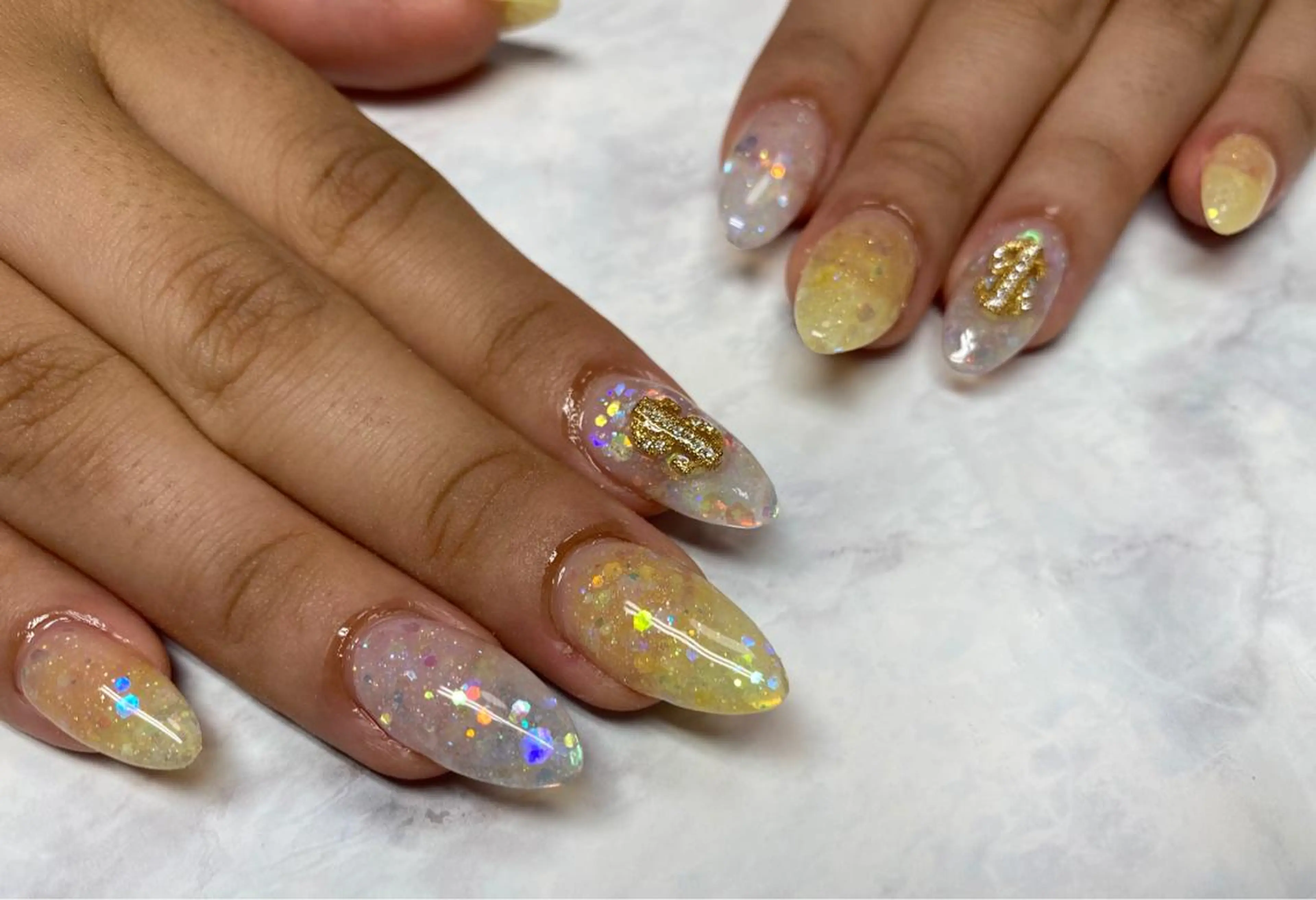 ネイル ハンドネイル Mana‪ ‪·͜· ❤︎‬のネイルデザイン