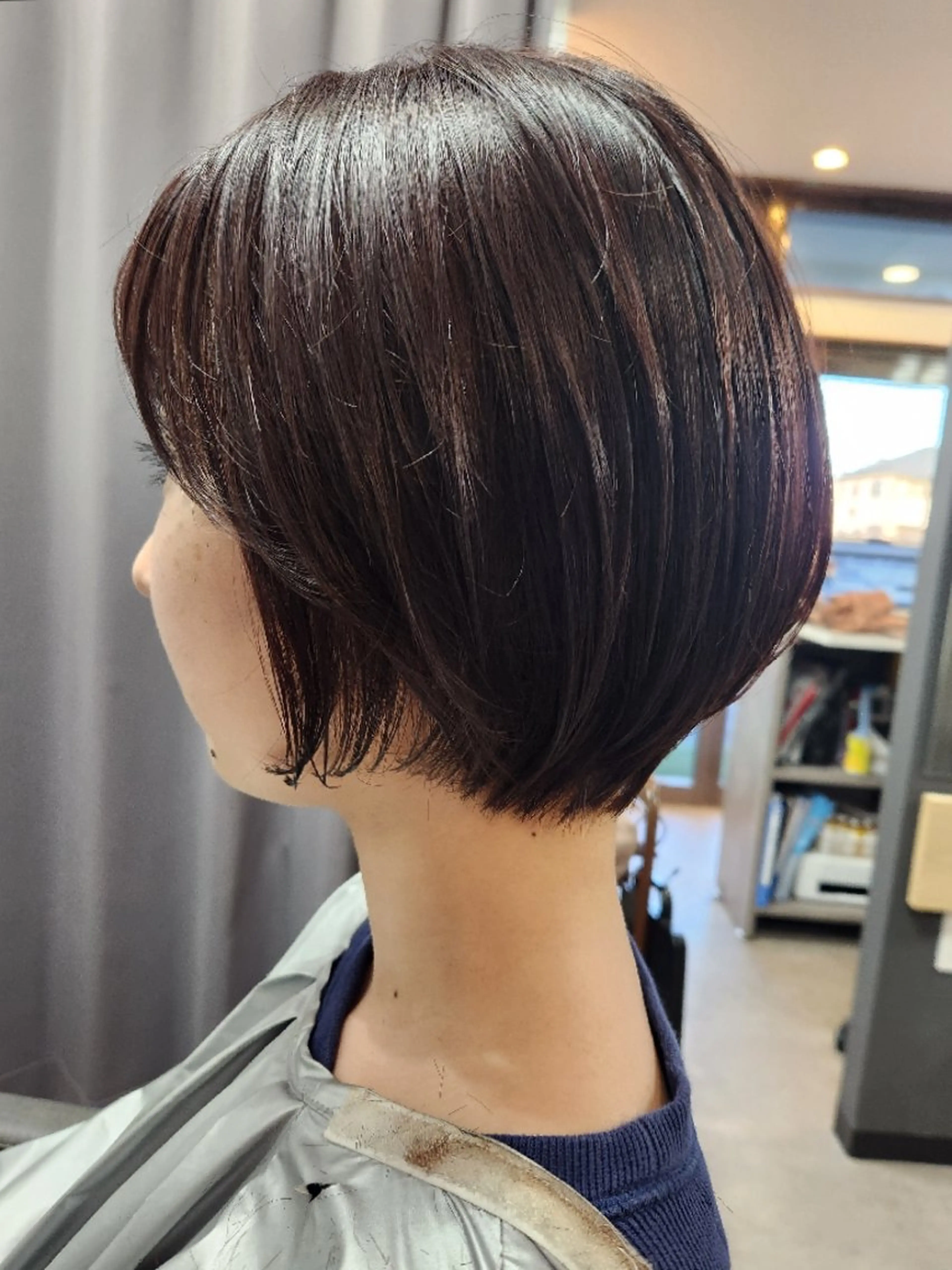 ショート ショートボブ 丸みショート ボブ ショートヘア TELA HAIR 土気あすみが丘店所属・✂ AYAのヘアスタイル