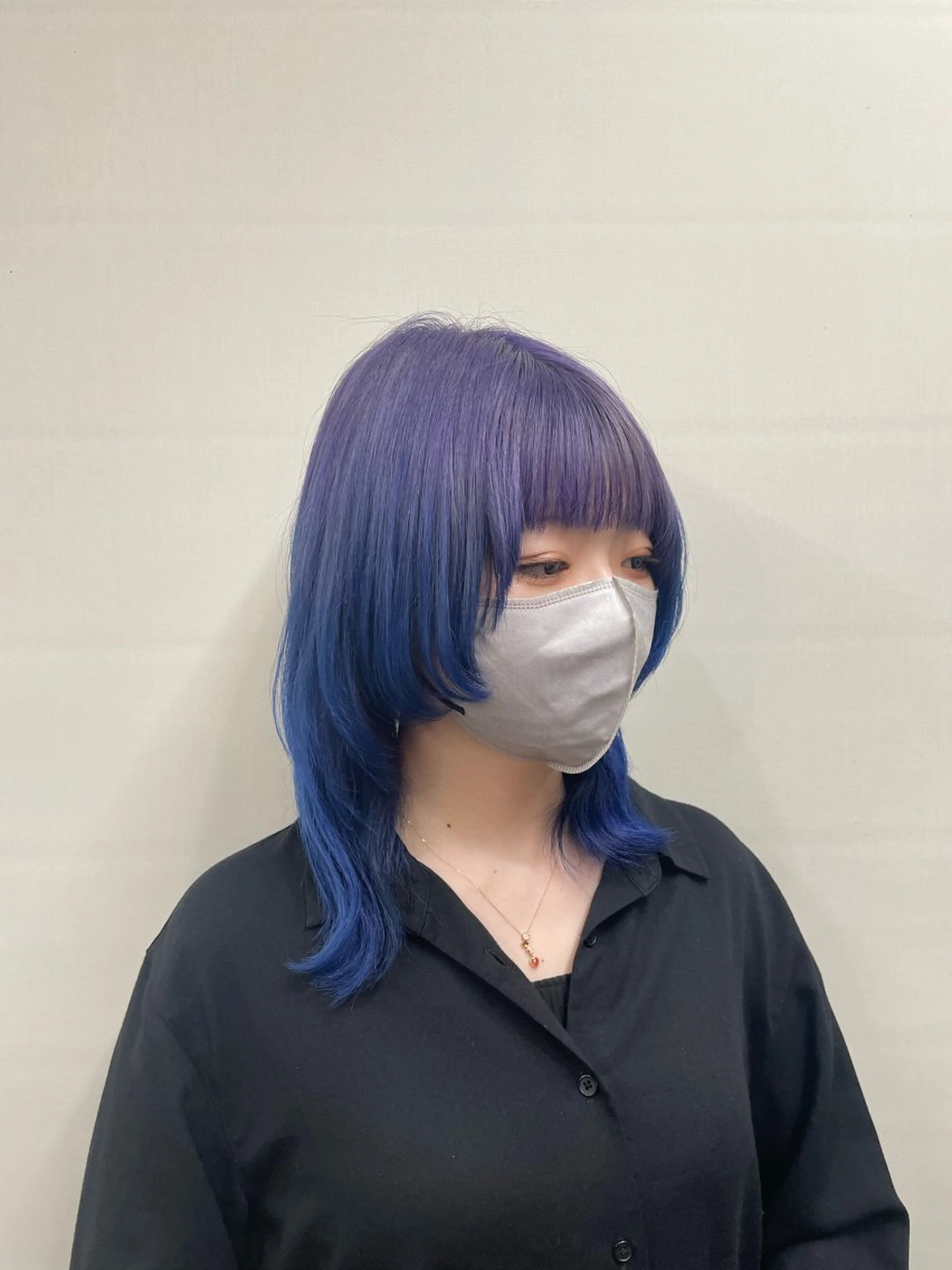 ミディアム ヘアカラー トリートメント 手塚 由佳のヘアスタイル
