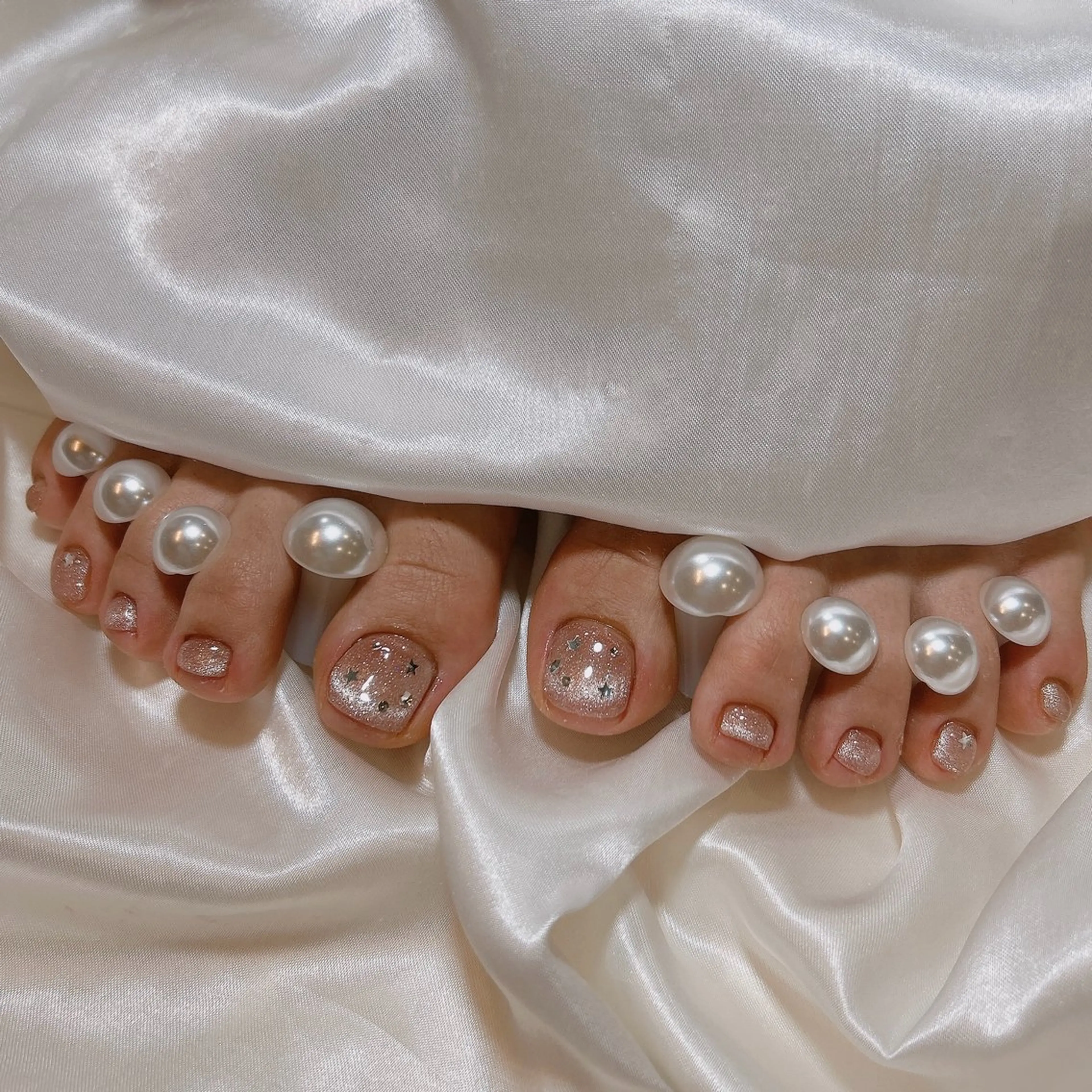 💛リピーター様【foot🐾フラッシュネイル】の写真