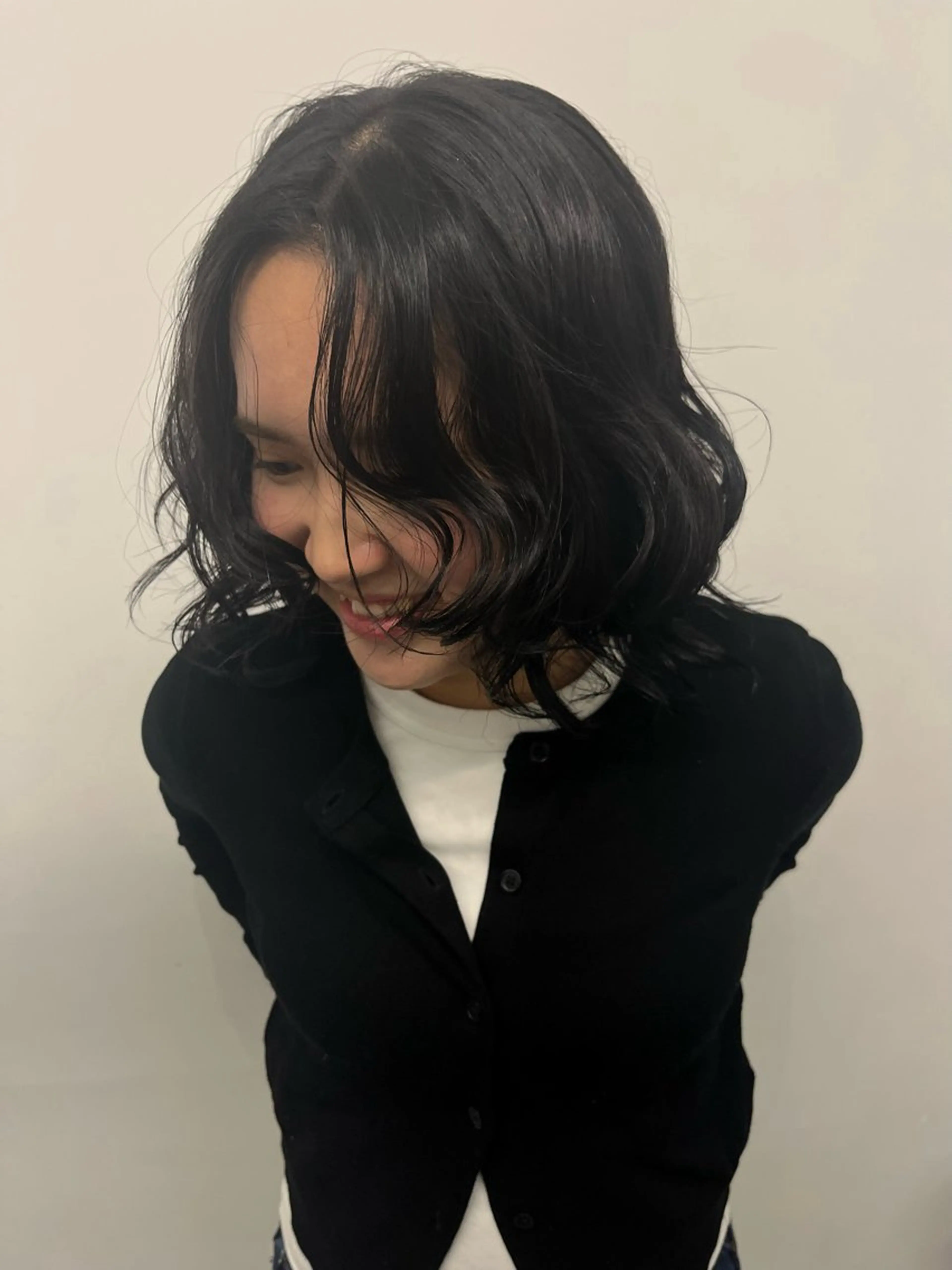 ミディアム カラー カット ヘアカラー トリートメント yuan tanakaのヘアスタイル