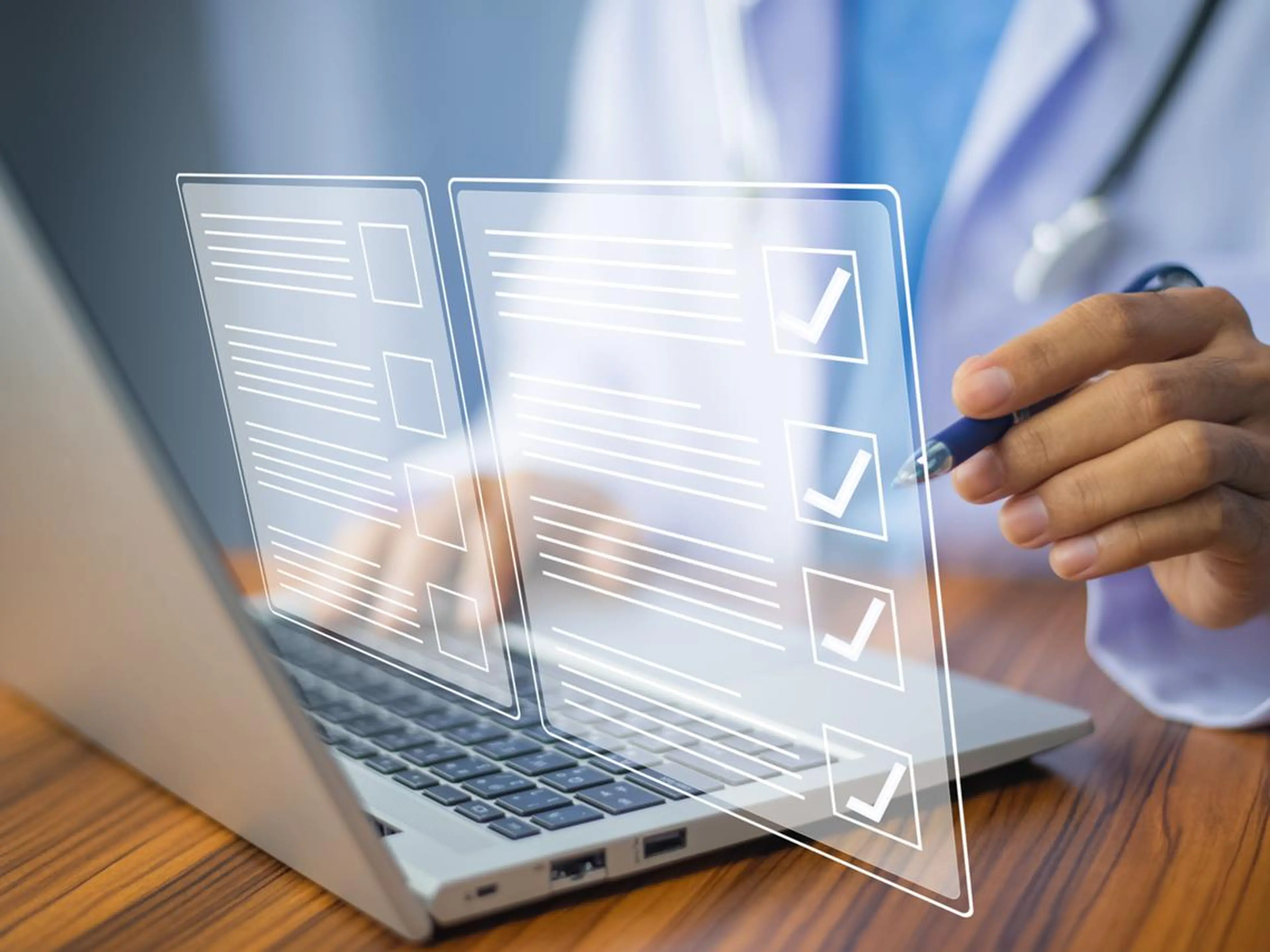 AIで健康チェックの写真