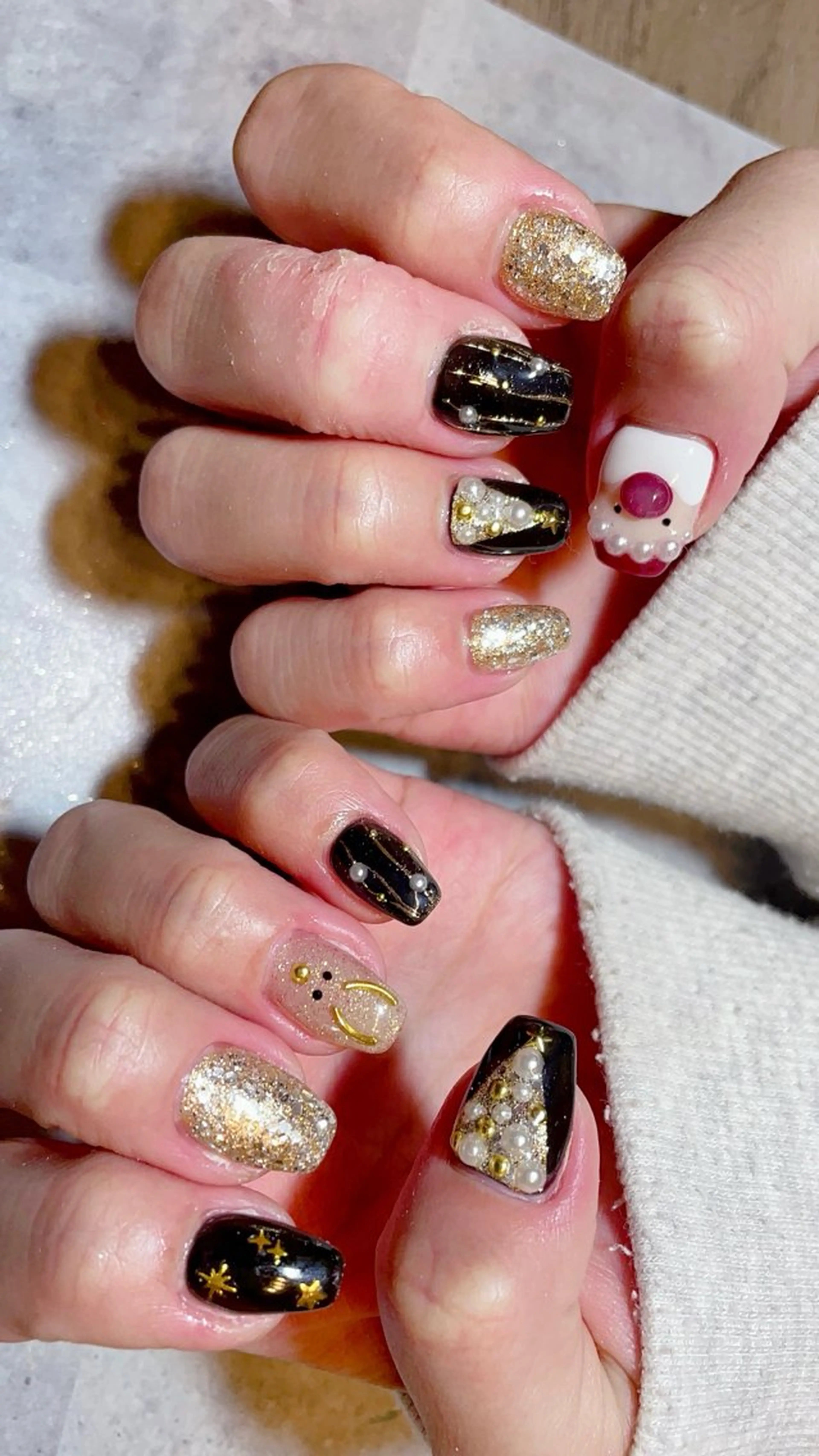 ネイル nail salon ラピスラズリのネイルデザイン