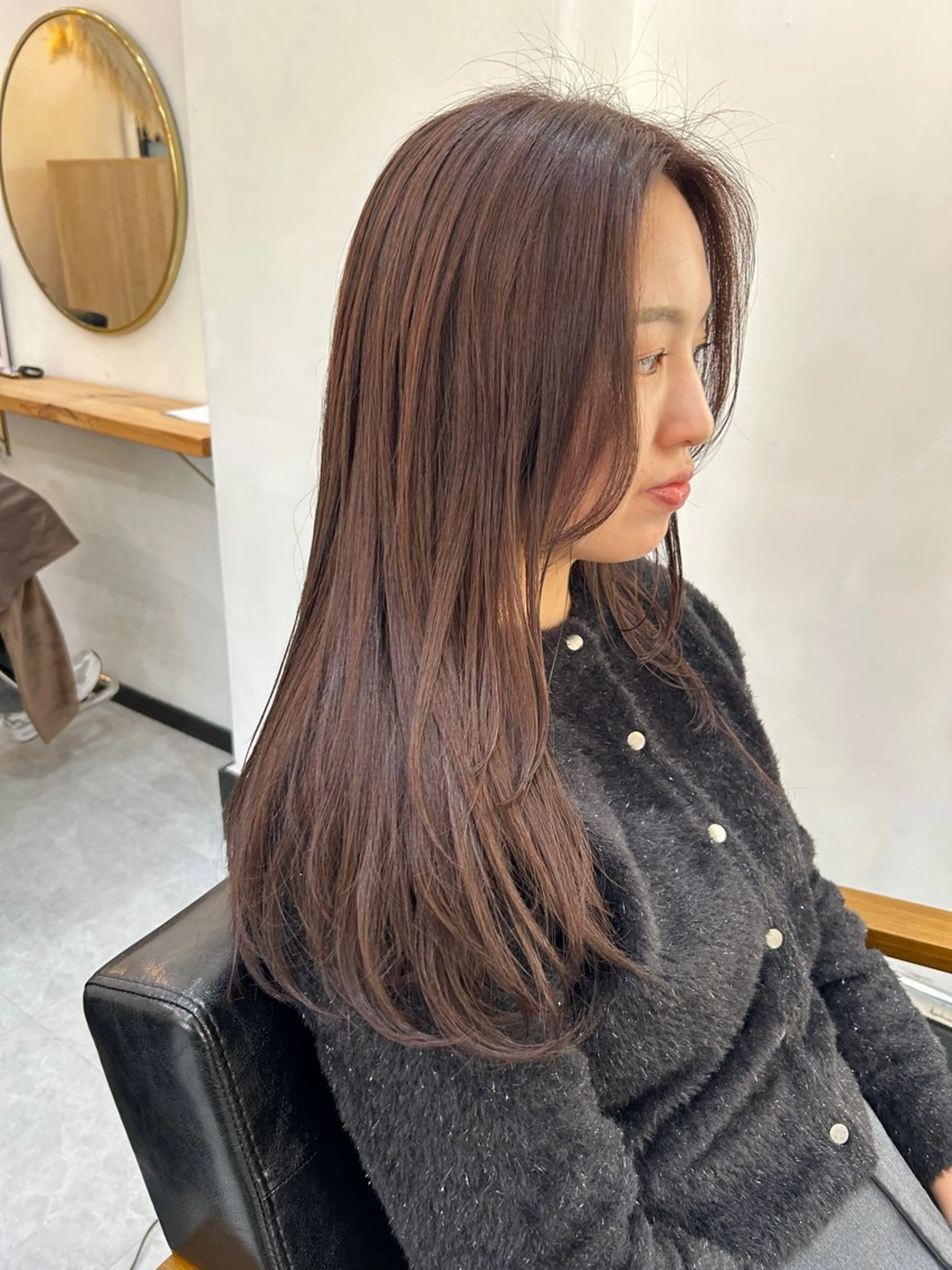 ロング カラー ヘアカラー CARICIA 白木 由里加/新栄のヘアスタイル