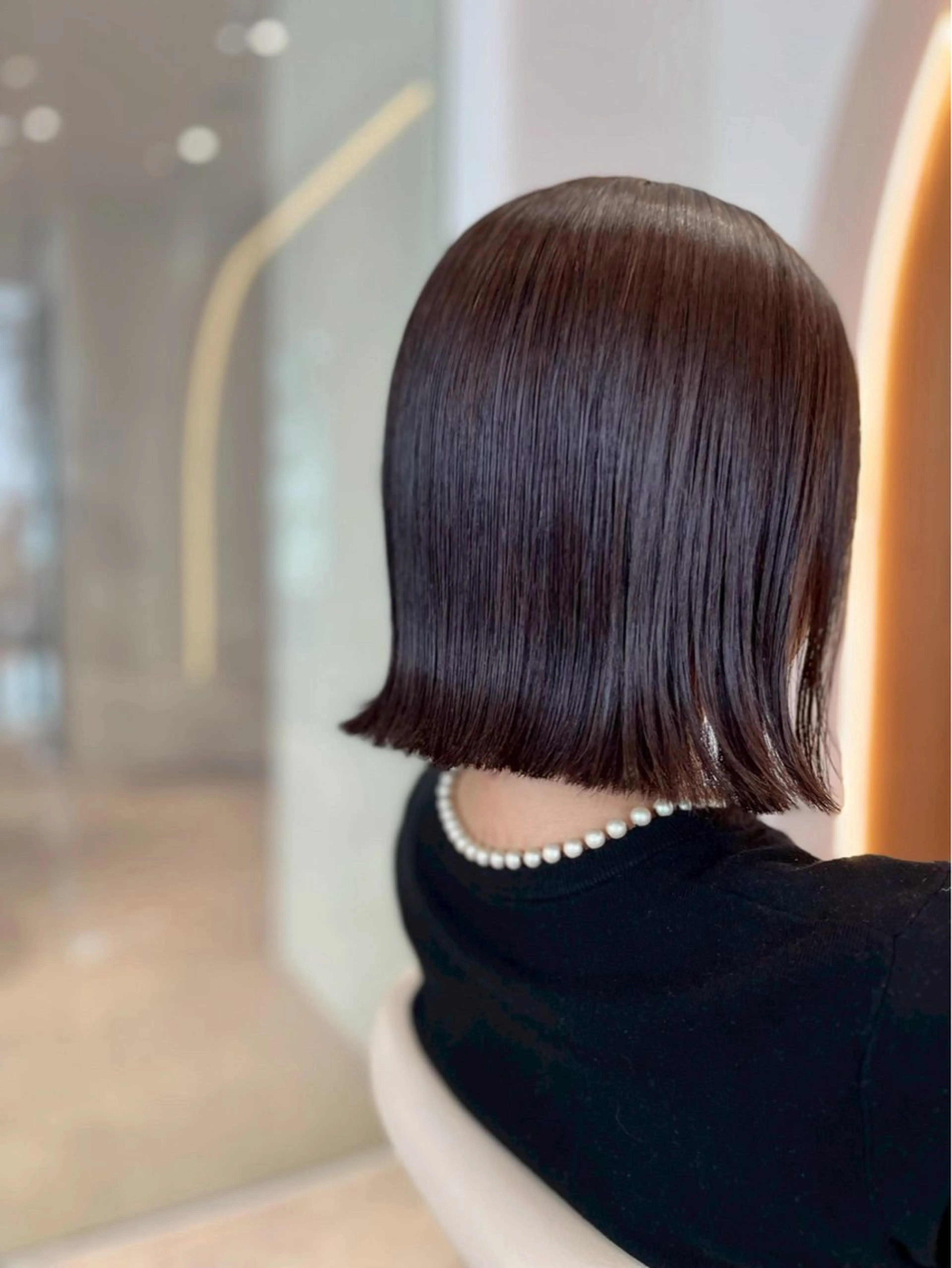 ミディアム カット ヘアカラー トリートメント ボブ/レイヤー/新宿 /透明感/KOKIのヘアスタイル