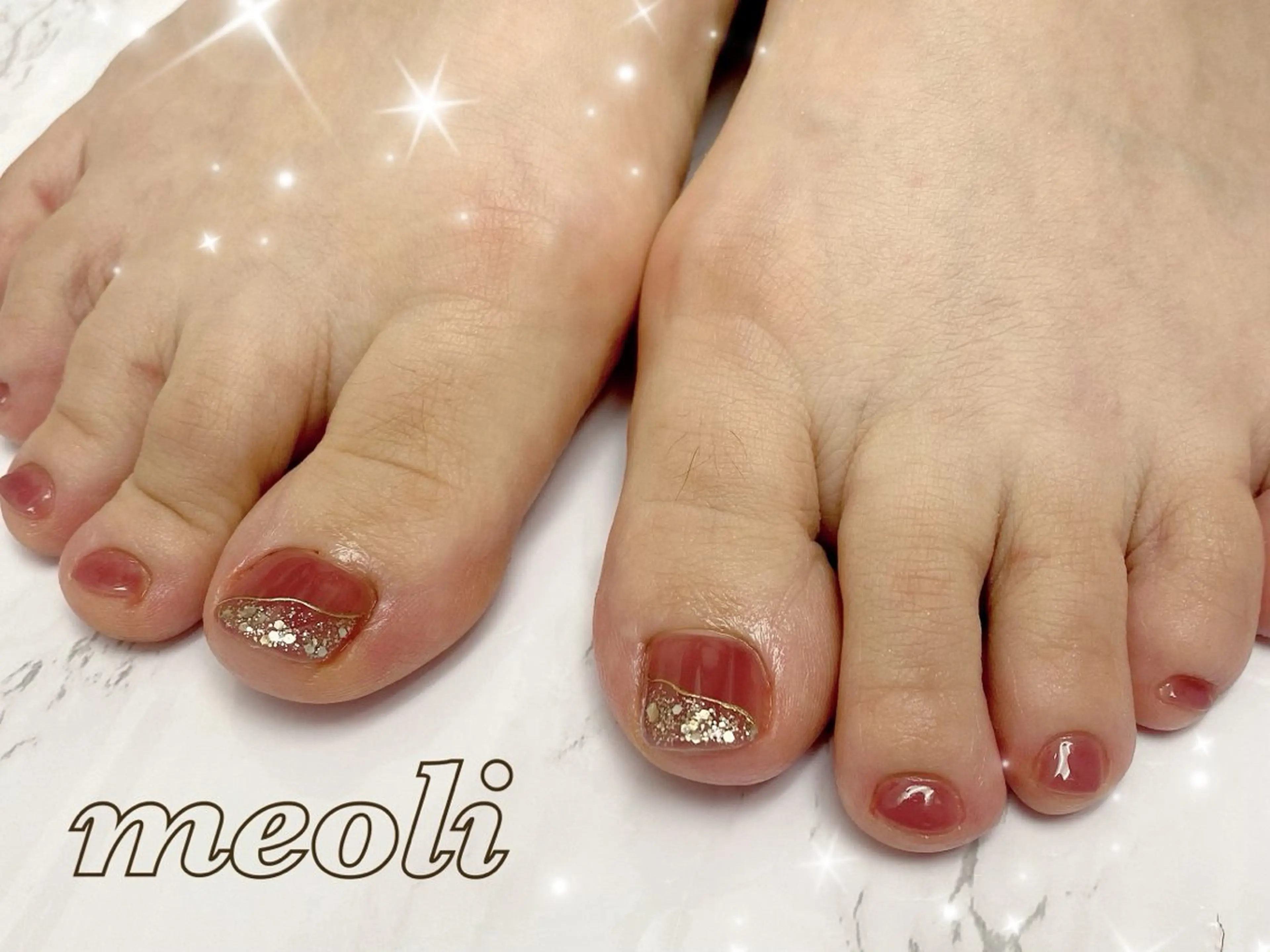 ネイル フットネイル nail salon meoli メグのネイルデザイン