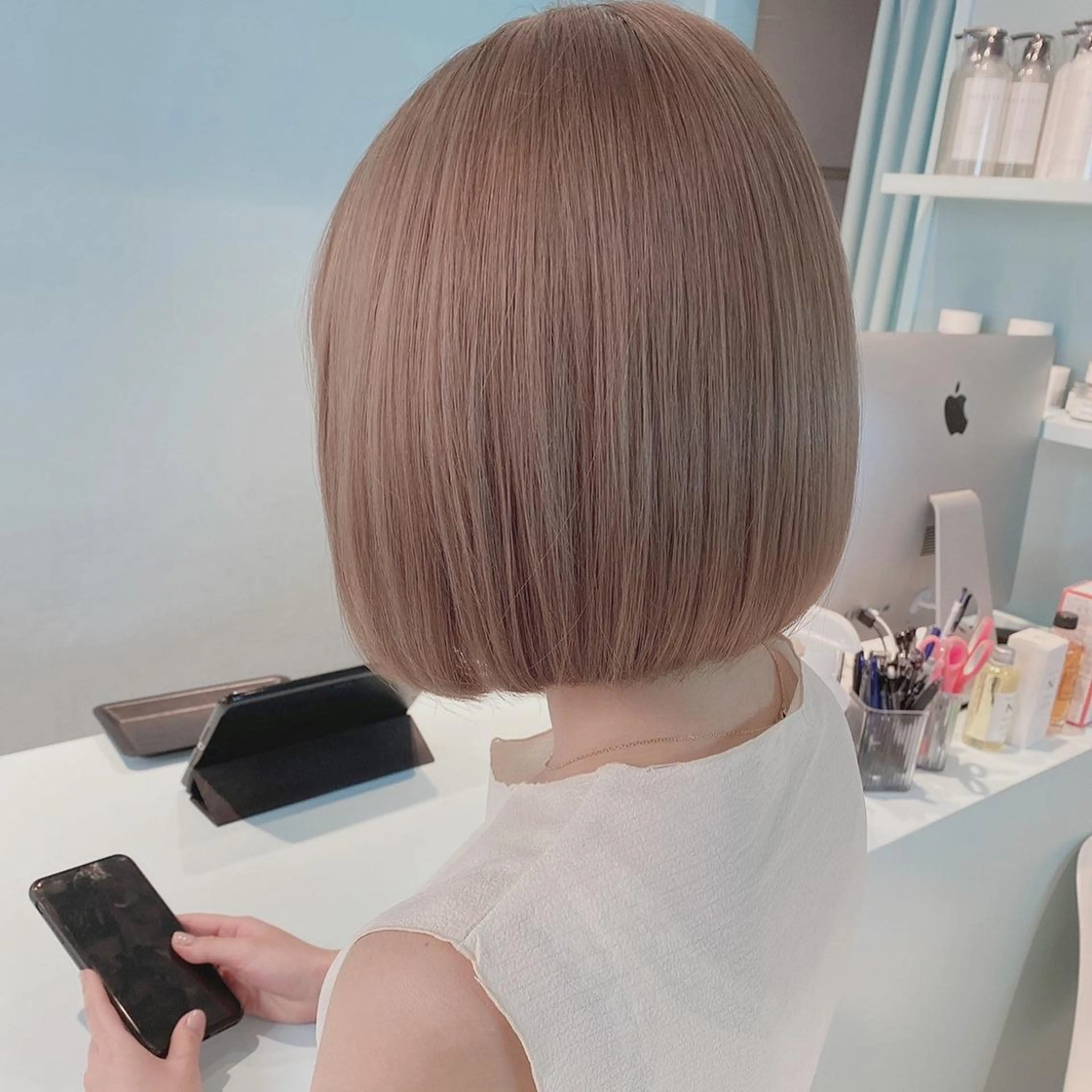 ショート カラー カット ヘアカラー 💗🤍透明感カラー 🤍💗kanonのヘアスタイル