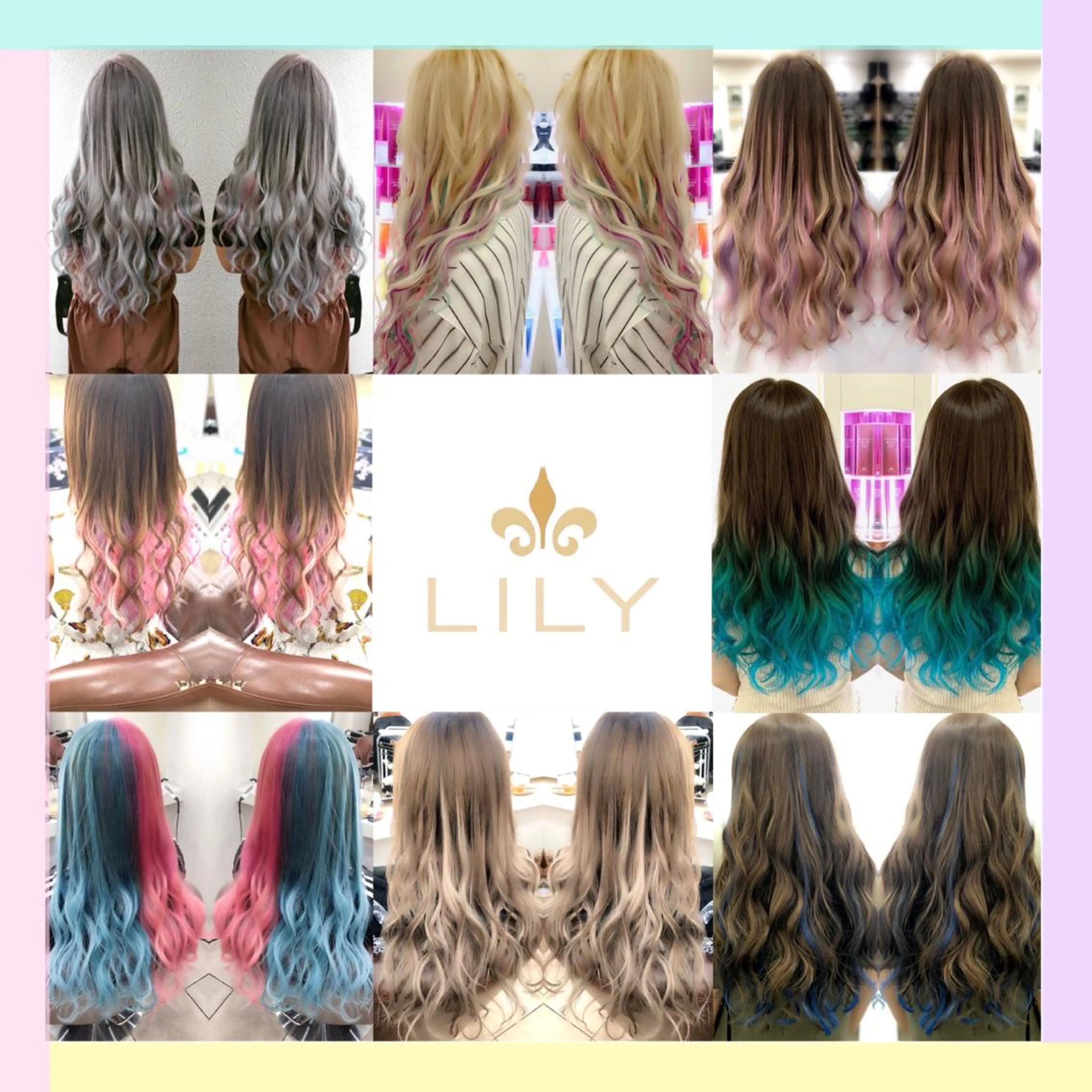 ロング カラー エクステ れん/ハイトーン /エクステ/韓国風のヘアスタイル