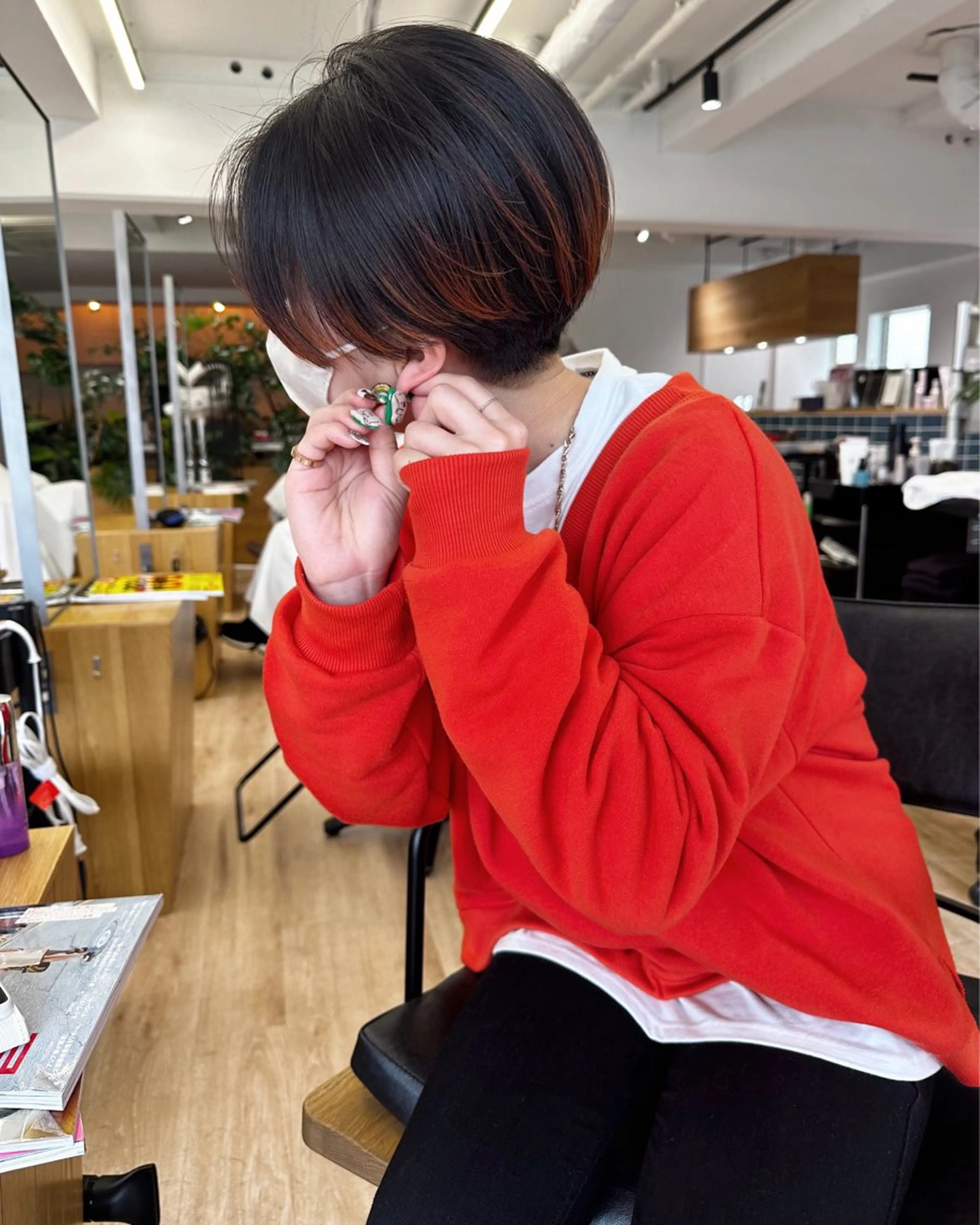 ショート カラー Ocean Hair&Life  【オーシャンヘアーアンドライフ】所属・水田 成美のヘアスタイル