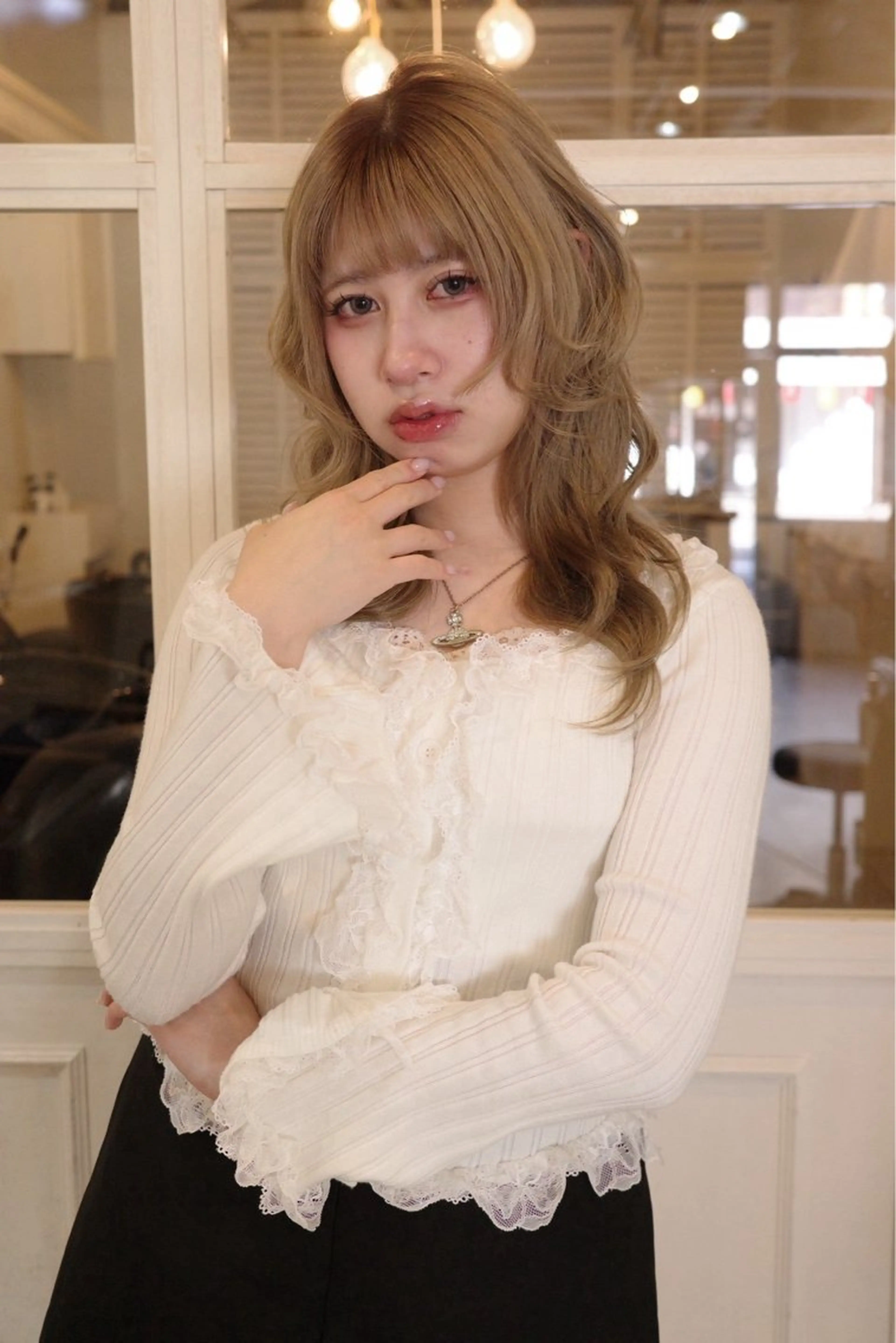 ロング レイヤーカット カット トリートメント ヘアセット 🧸似合わせデザイン ほそいけいこ🧸のヘアスタイル