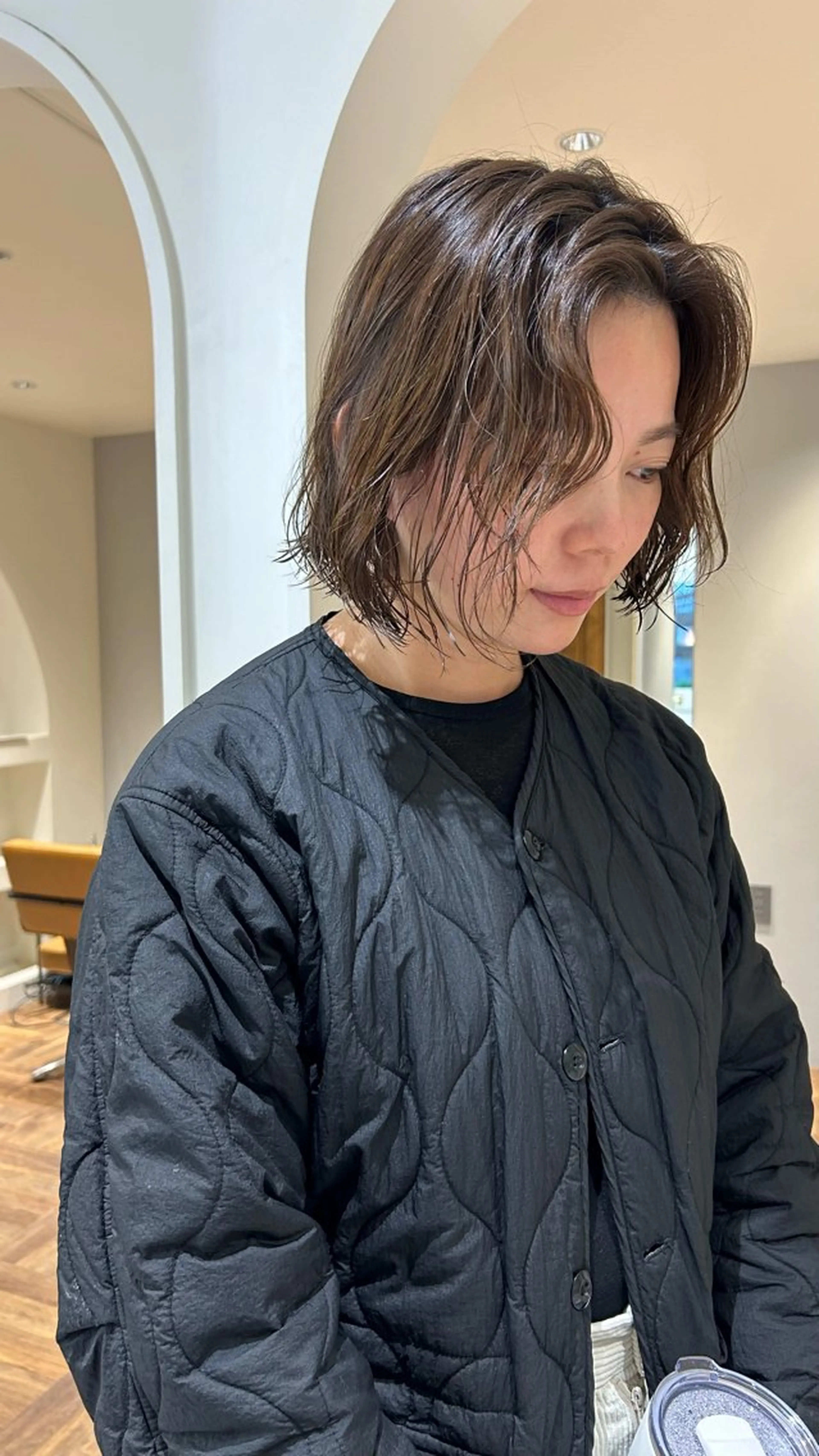 パーマ カット パーマ じゅわっと暖色カラー 🍊Moemiのヘアスタイル