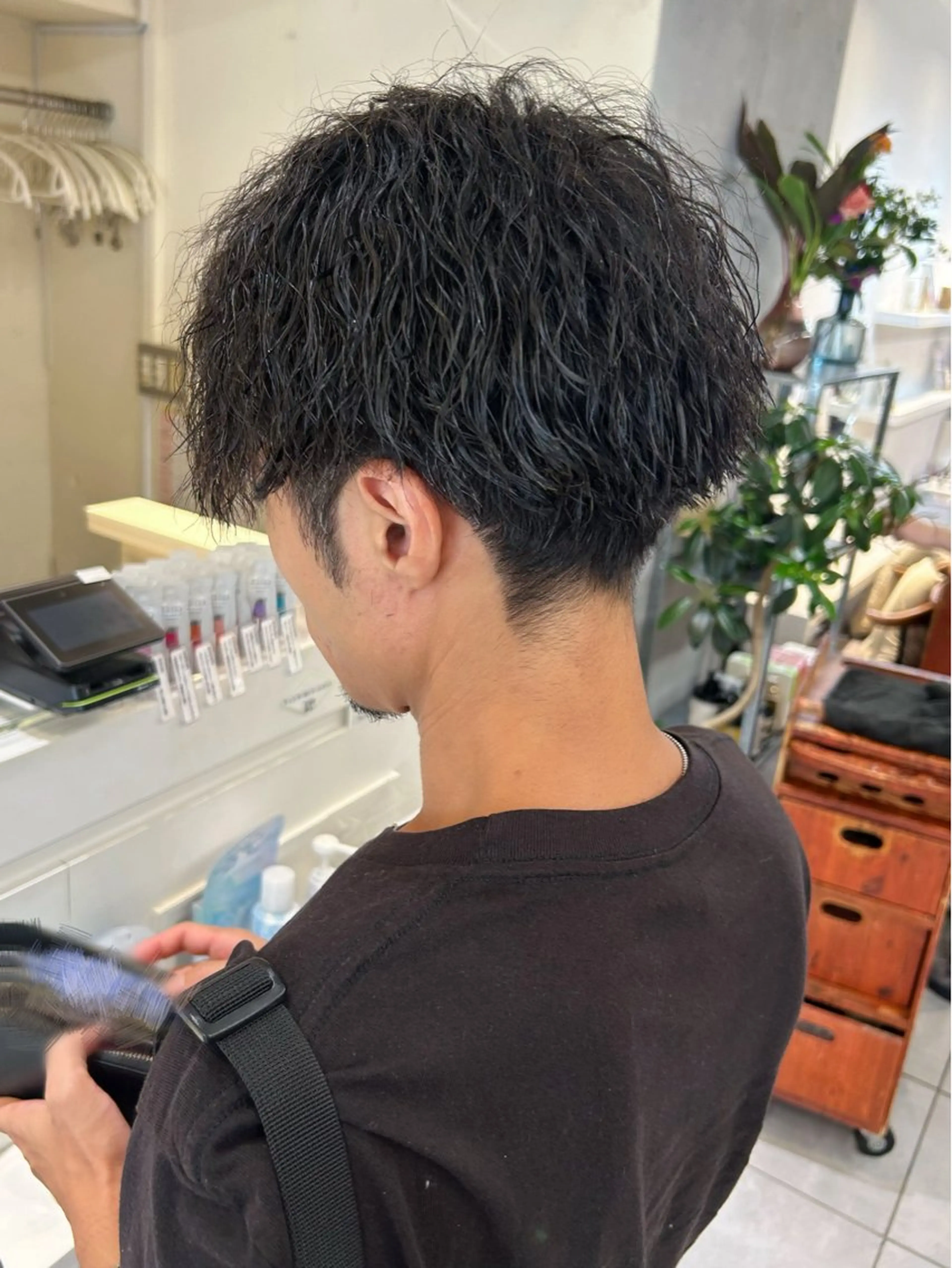 ショート パーマ メンズ カット パーマ 🕊藤崎 邑美🕊のヘアスタイル