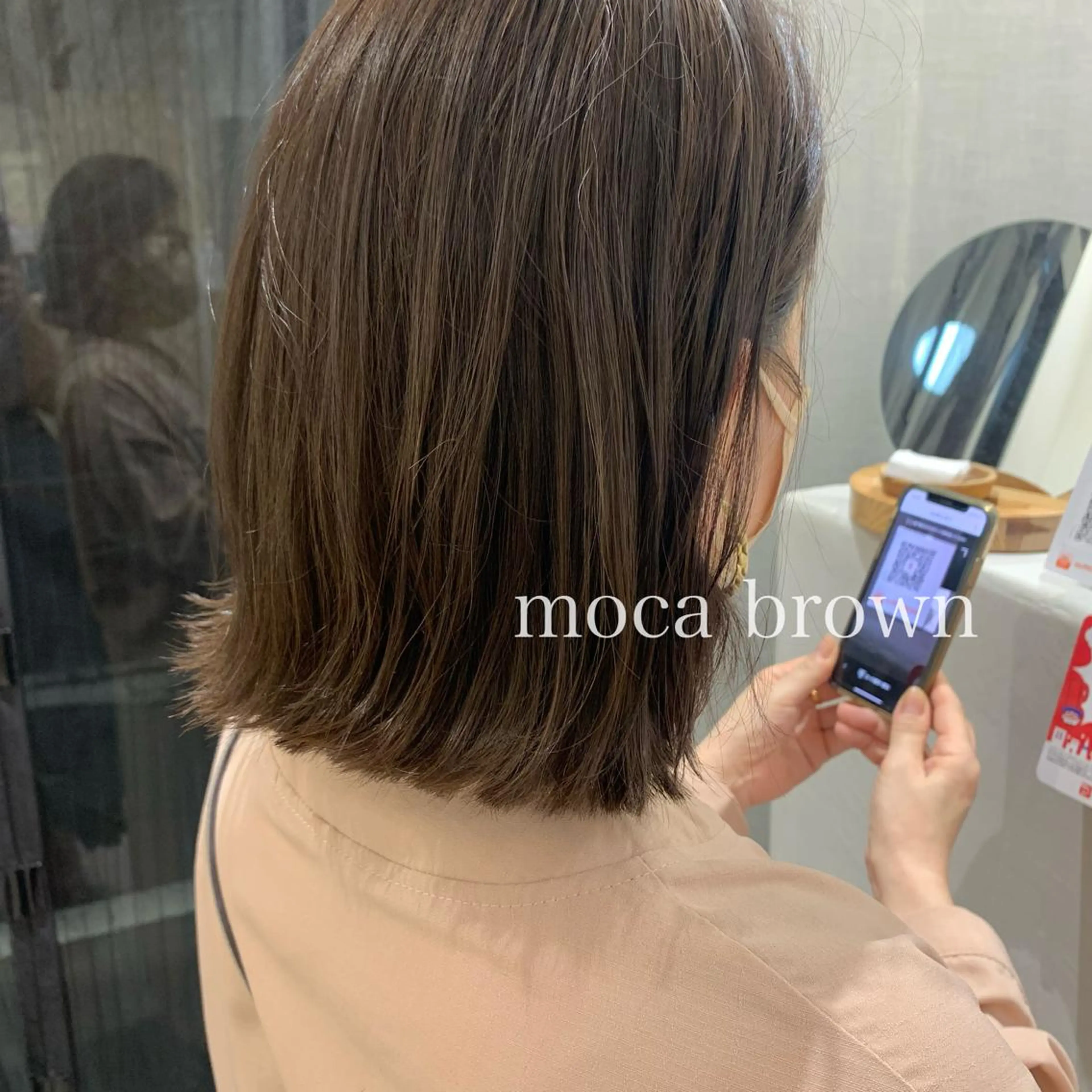 カラー カット ヘアカラー トリートメント ボブ/美髪矯正 /佐藤　奈巳のヘアスタイル