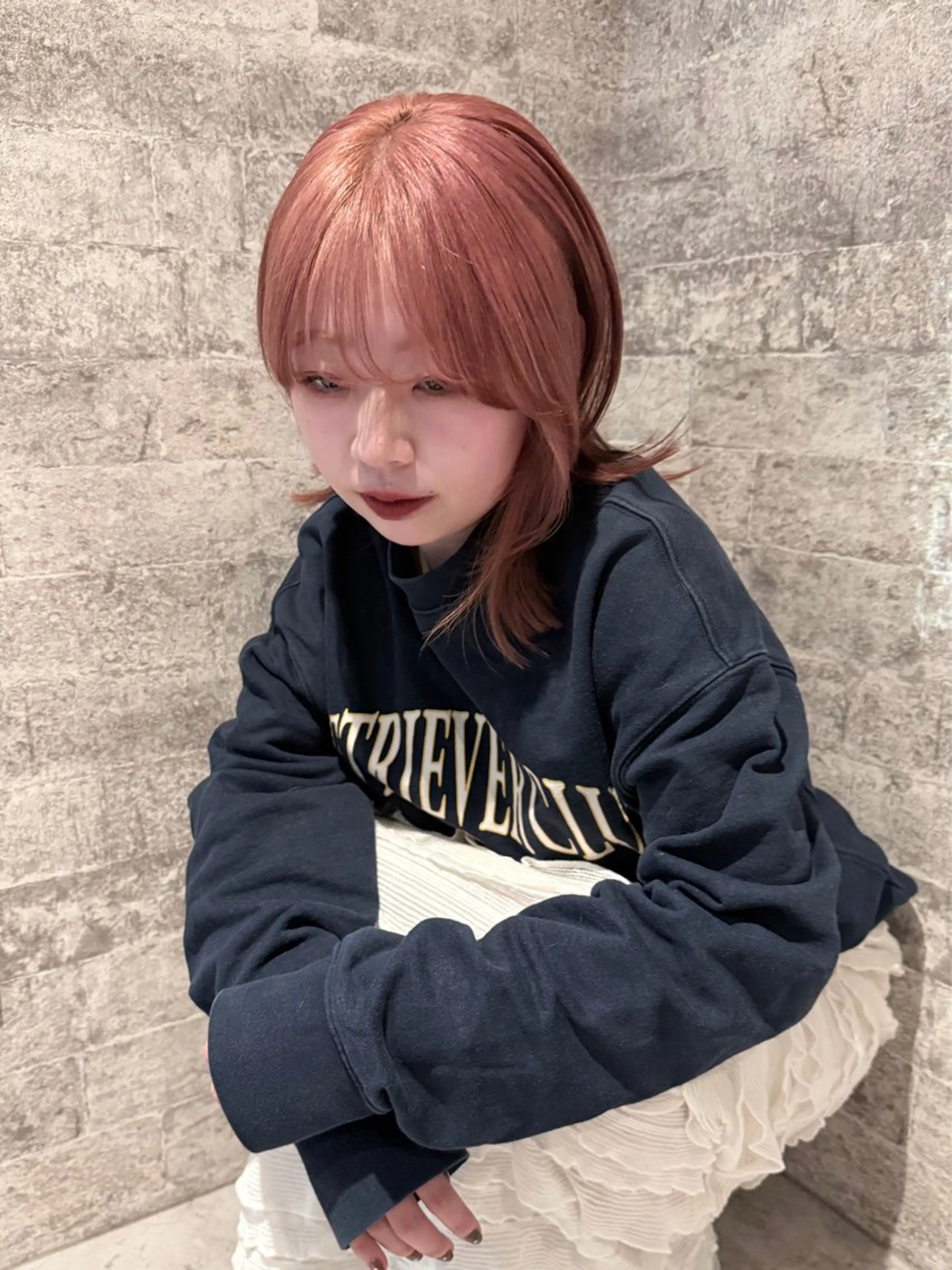 ミディアム カラー カット ヘアカラー トリートメント mai / linoah˚✧のヘアスタイル