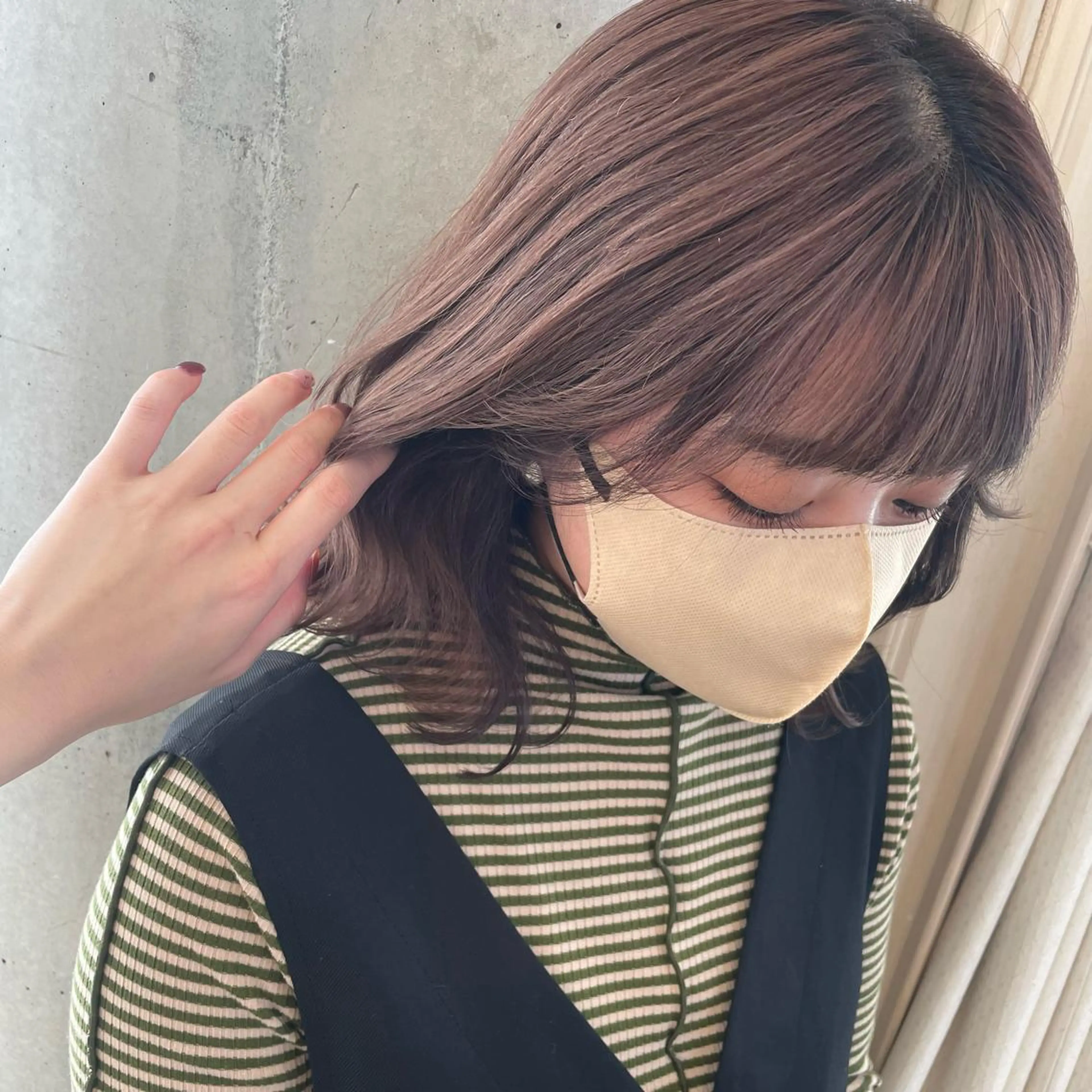 カラー 🍪ﾖｼｲﾊﾙﾈ🍪 ﾗﾍﾞﾝﾀﾞｰｶﾗｰのヘアスタイル