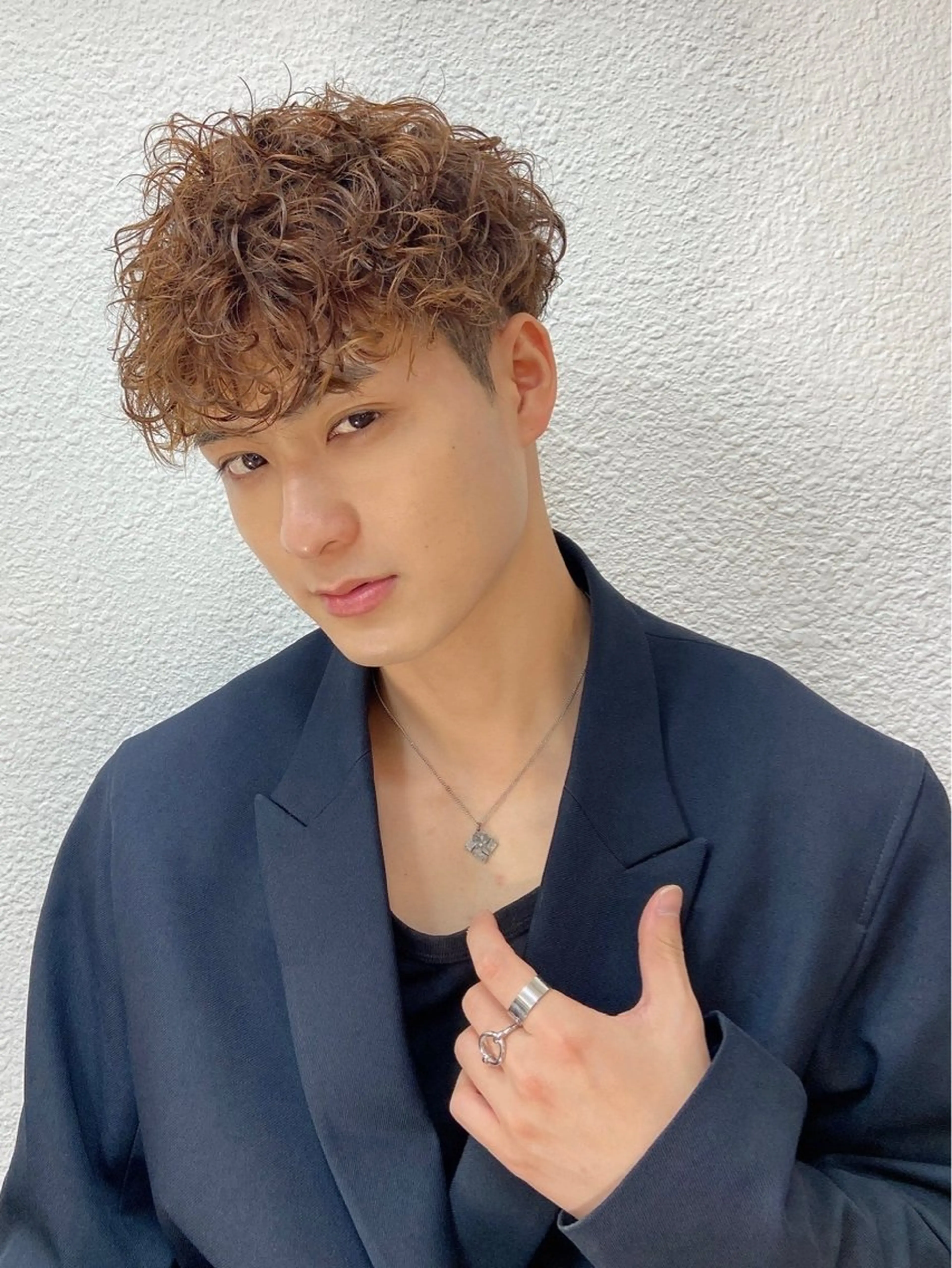 ショート パーマ メンズ/スパイキー ショート/isseyのヘアスタイル