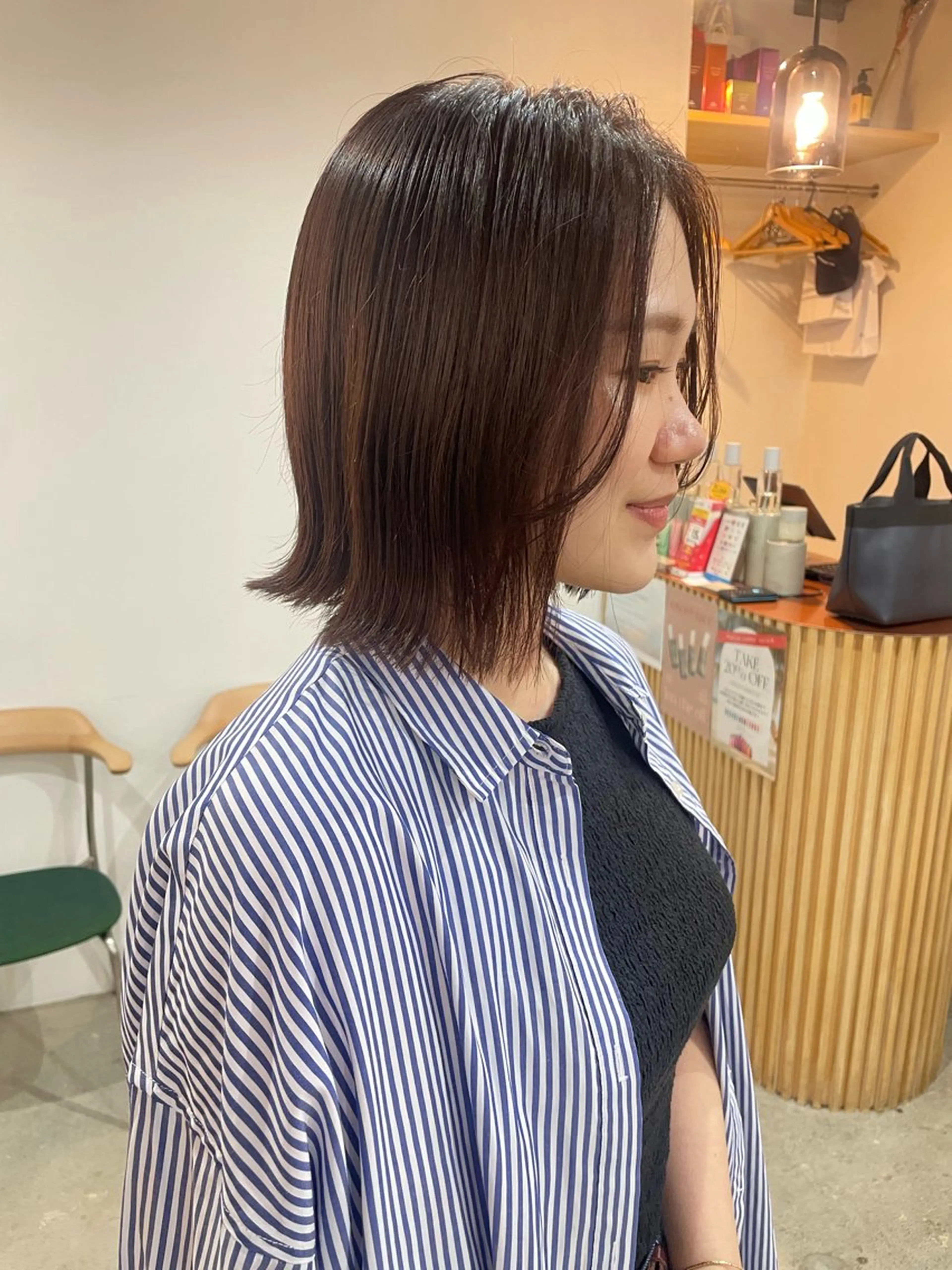 ショート ヘアカラー トリートメント stay she 荻窪所属・無料カット/咲美 似合わせカットのヘアスタイル