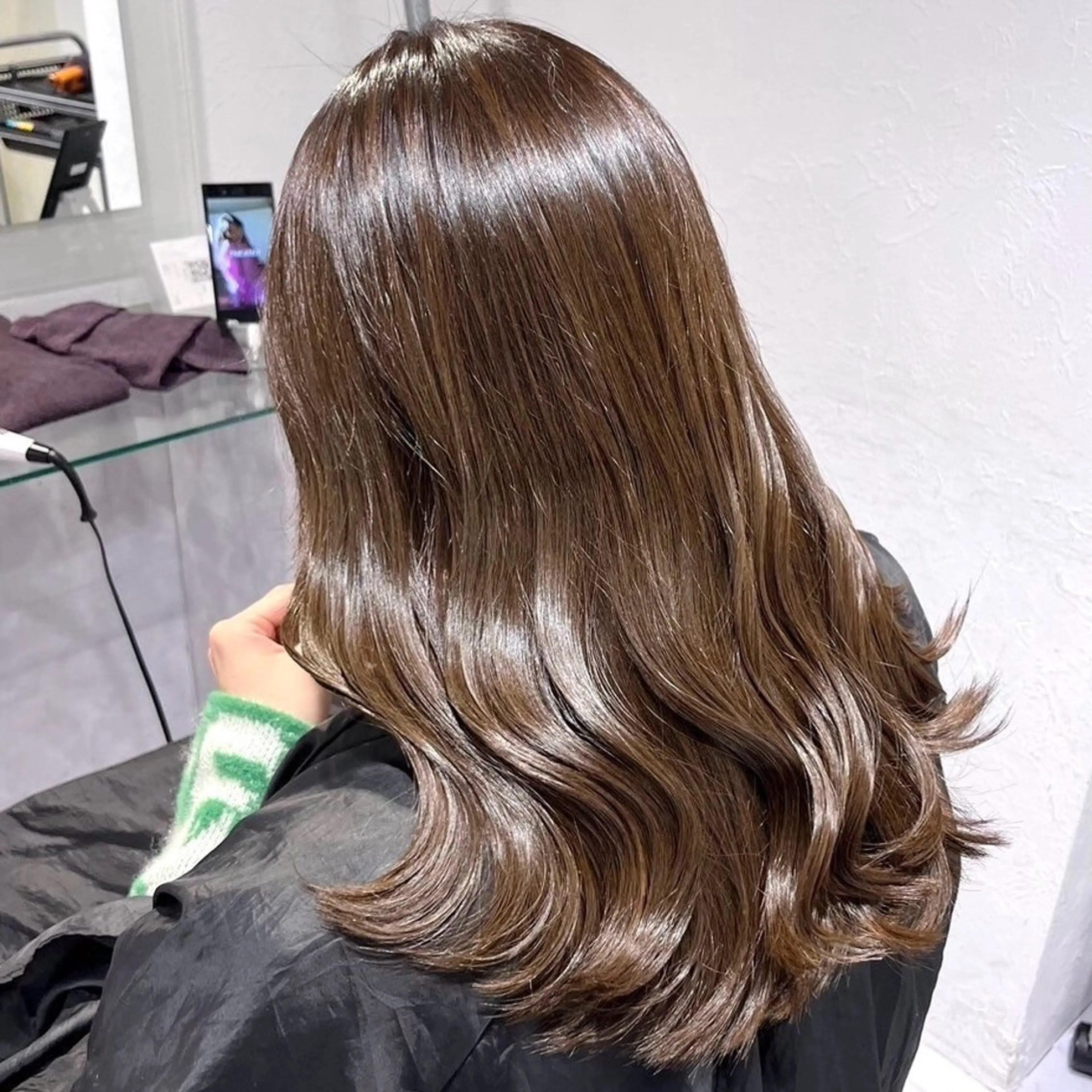 セミロング 髪質改善 レイヤーカット 🤍海外girl🤍 ベージュ/ALISAのヘアスタイル