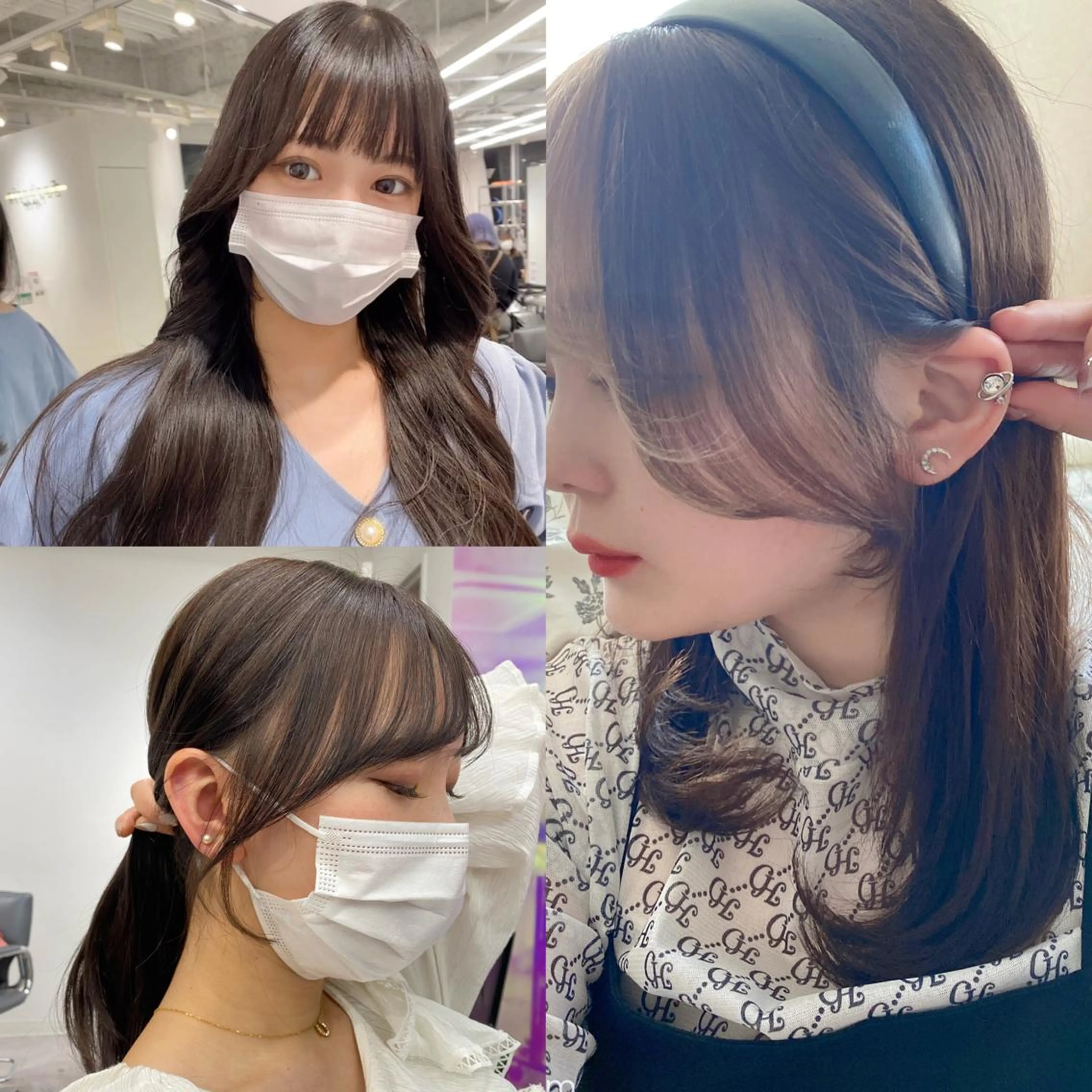 ロング カラー 韓国風ヘア ヘアカラー トリートメント 渋谷韓国ヘア🇰🇷 SAYAKA🩶ᩚのヘアスタイル