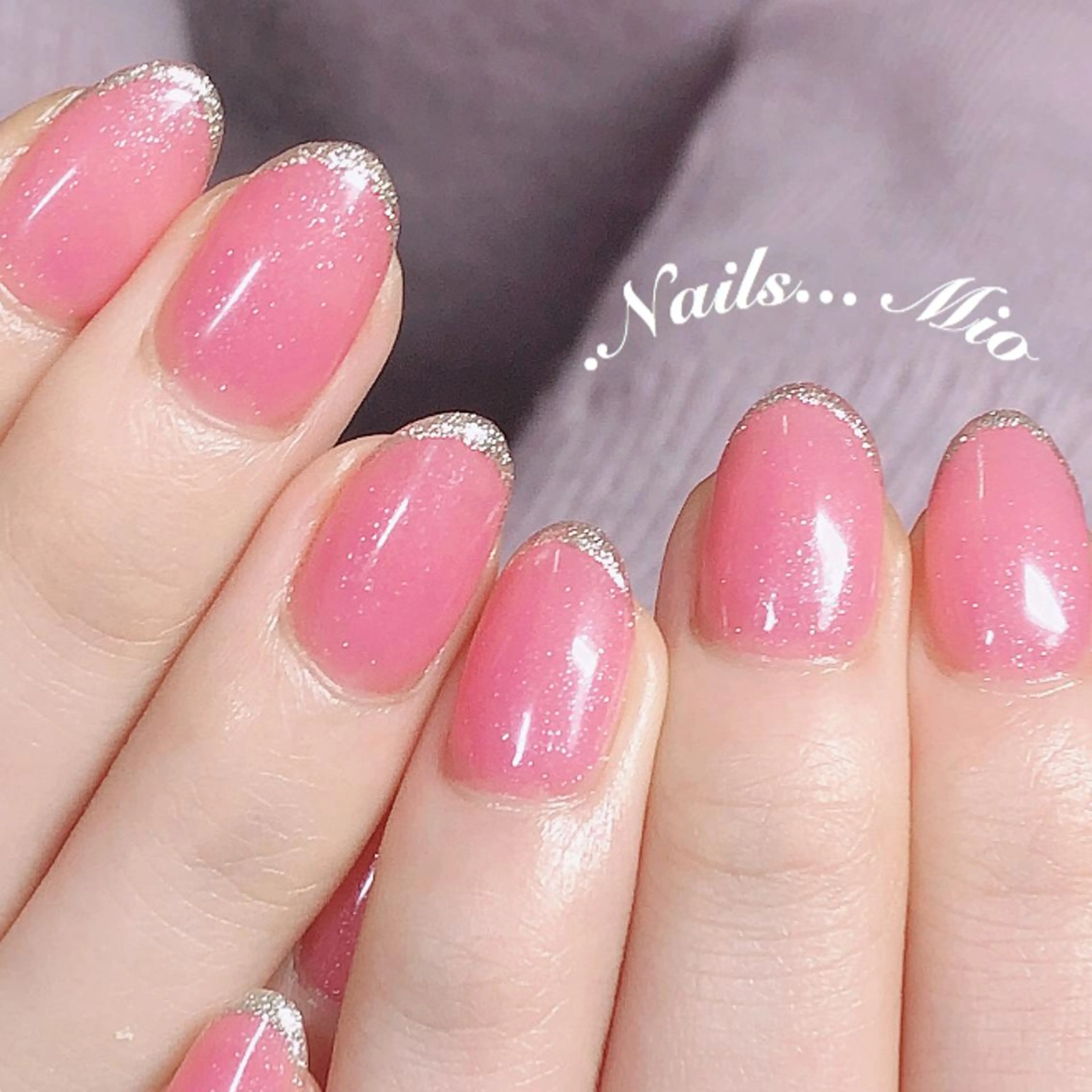 ネイル フレンチネイル ワンカラーネイル .Nails Mio 赤羽西ネイルサロンのネイルデザイン