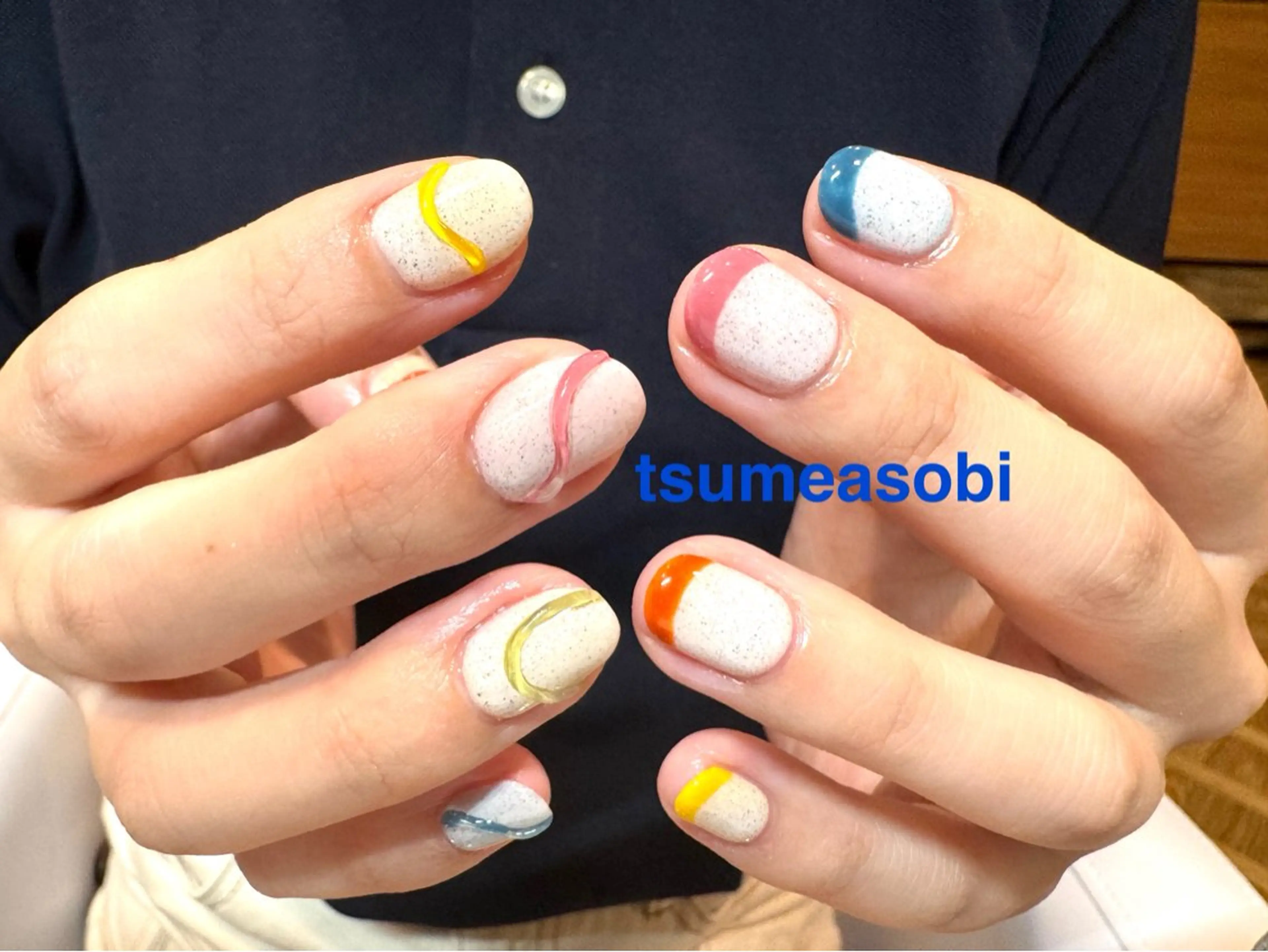 ネイル 持ち込み ハンドネイル tsumeasobi所属・tsumeasobi 🪬macoのネイルデザイン