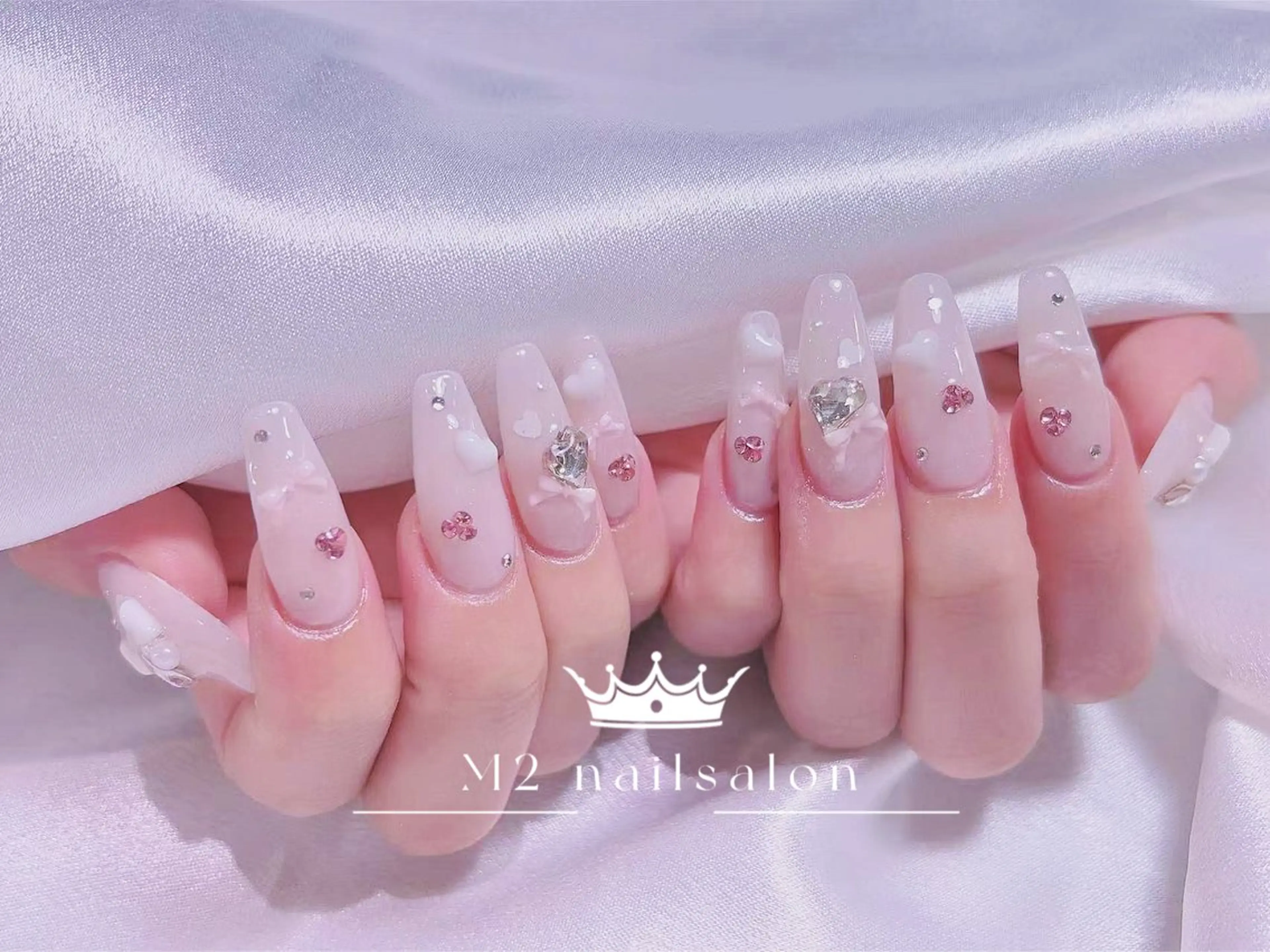 ネイル ハンドネイル 長さだし専門店 M2　rikaのネイルデザイン