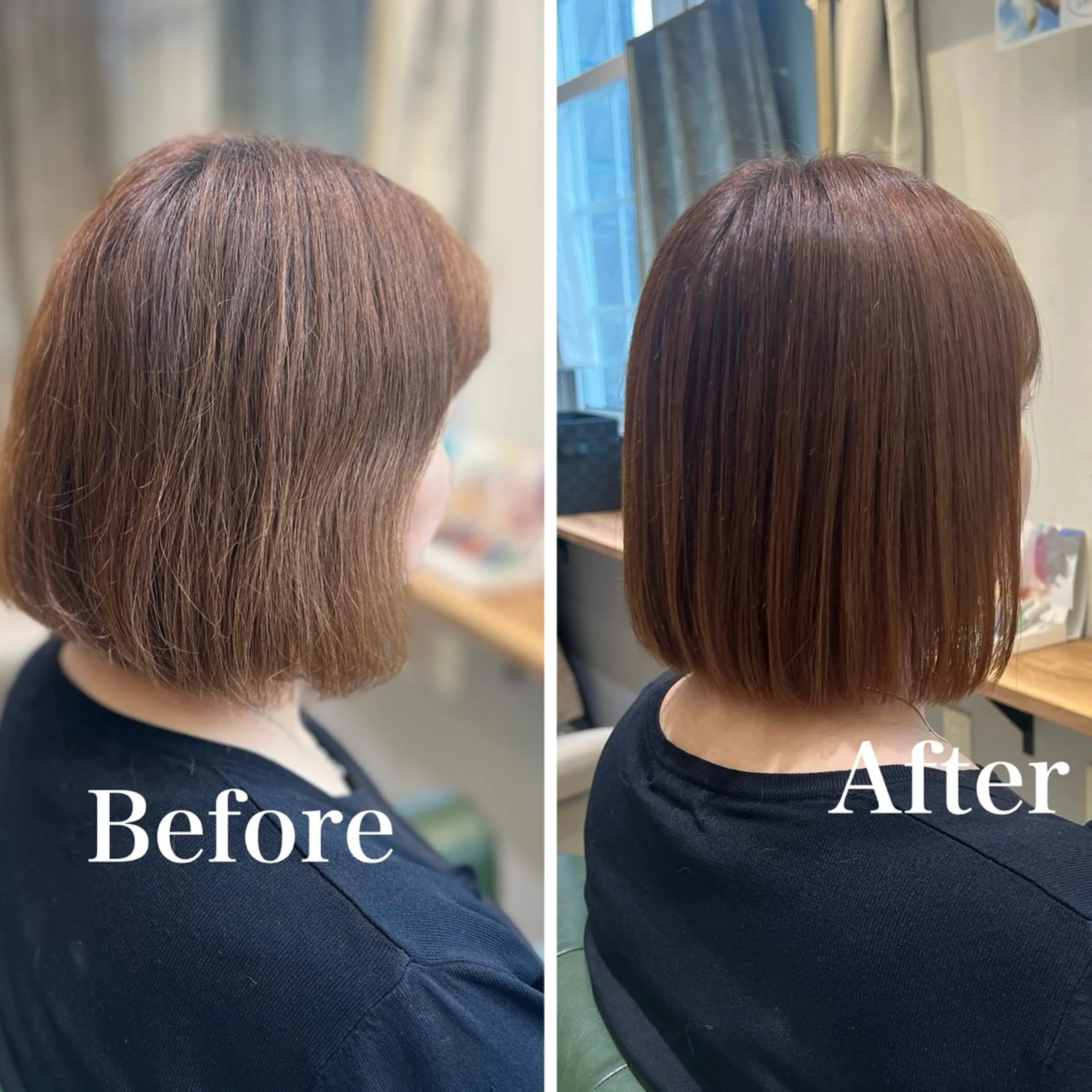 【💙人気No.1💙】カット×髪質改善ストレート✨✨の写真