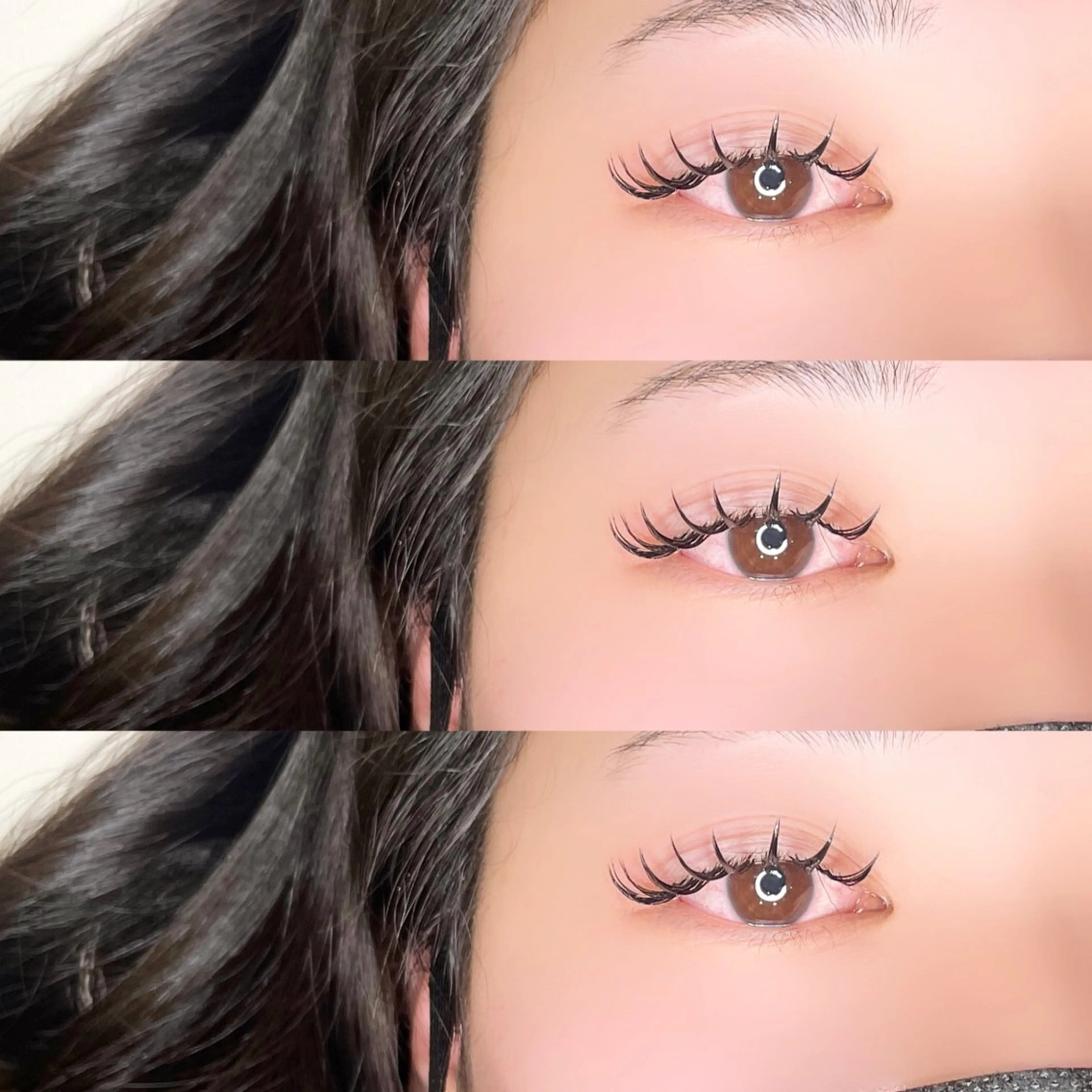 ワンホンエクステ100束（オフ別）の写真