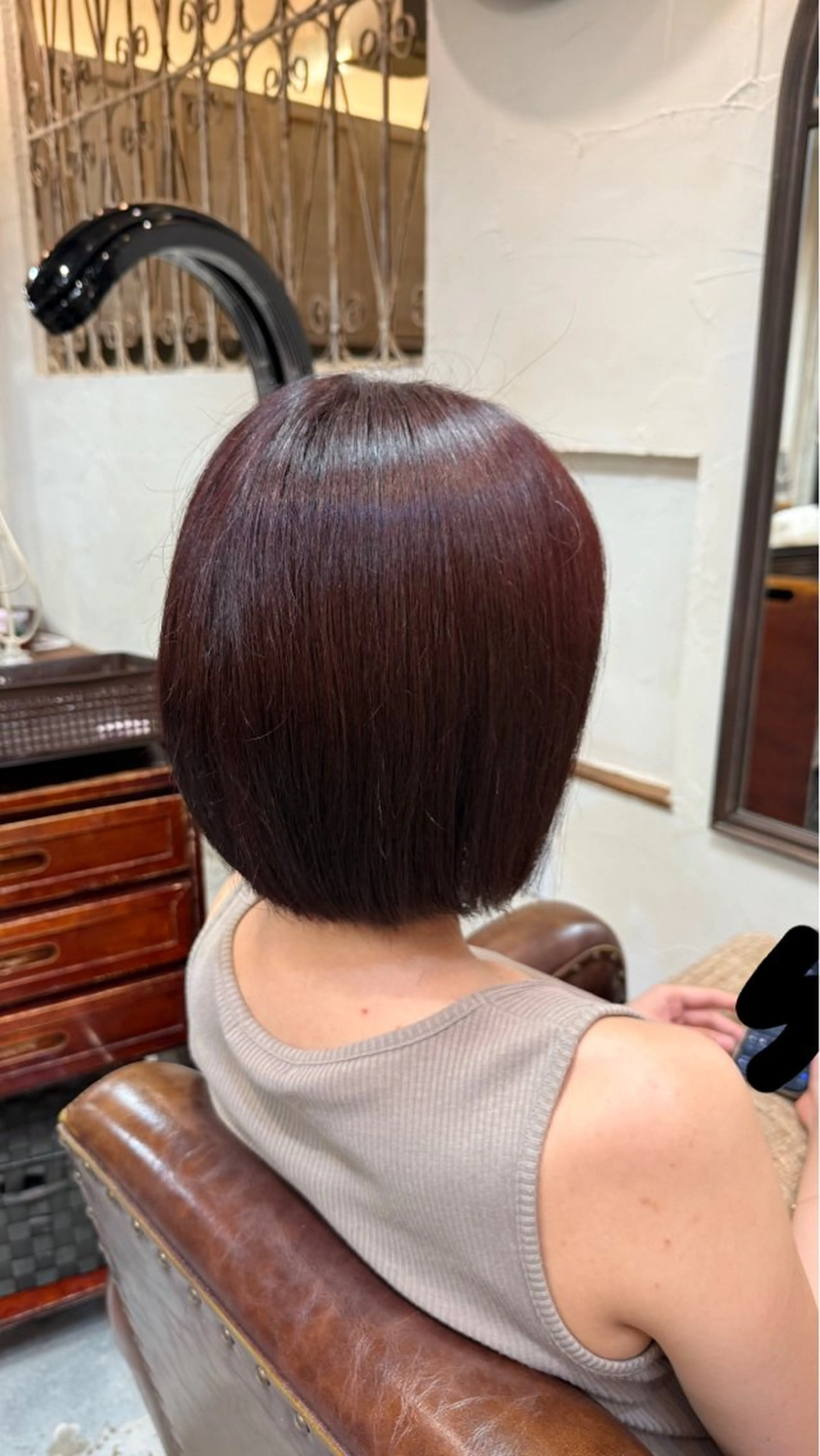 ロング カラー レッドカラー ヘアカラー トリートメント 透明感カラー🫧 nanamiのヘアスタイル