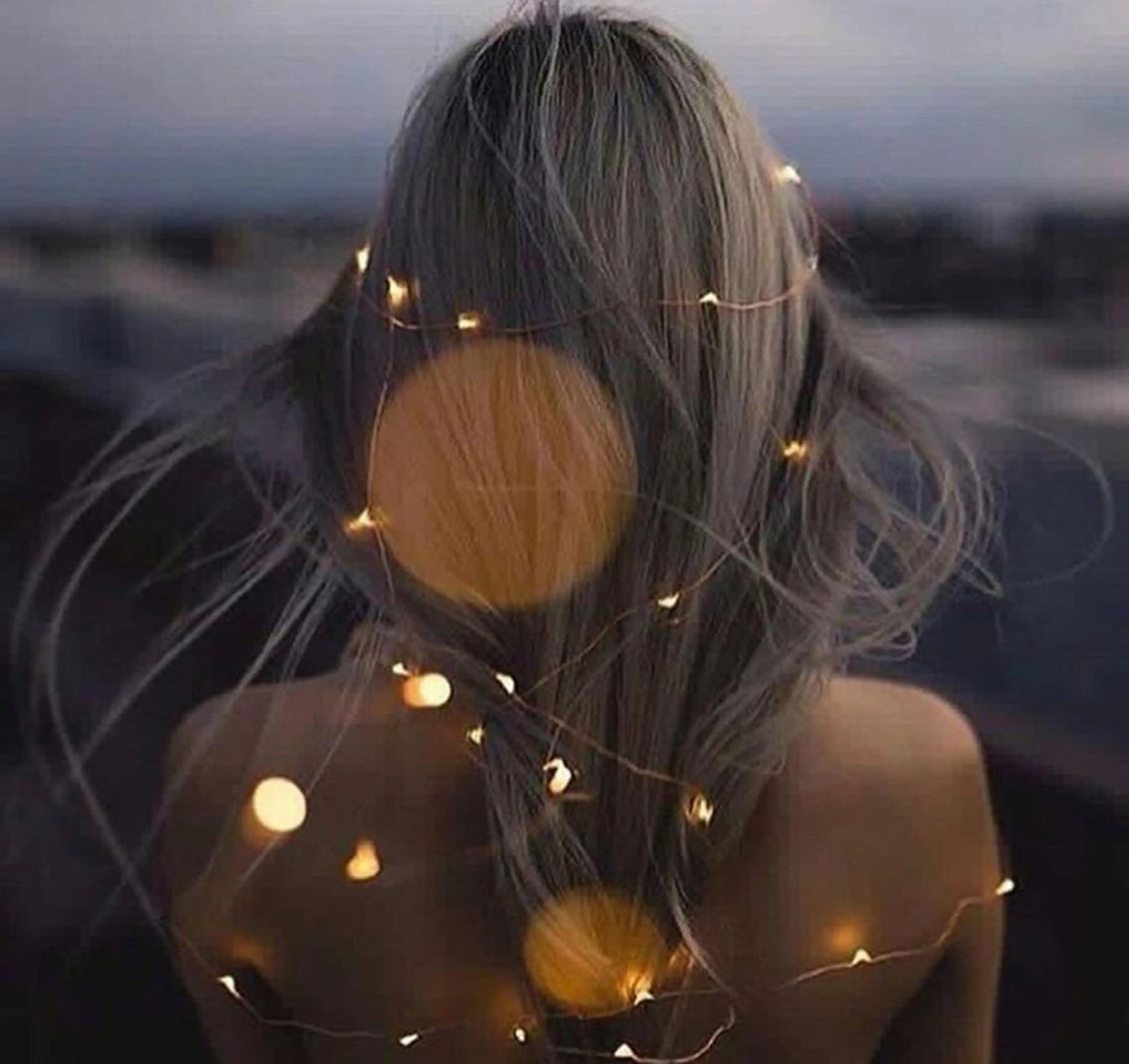 セミロング カラー パーマ ヘアアレンジ チビ編み込みエクステ シールEXどぅ〜すのヘアスタイル