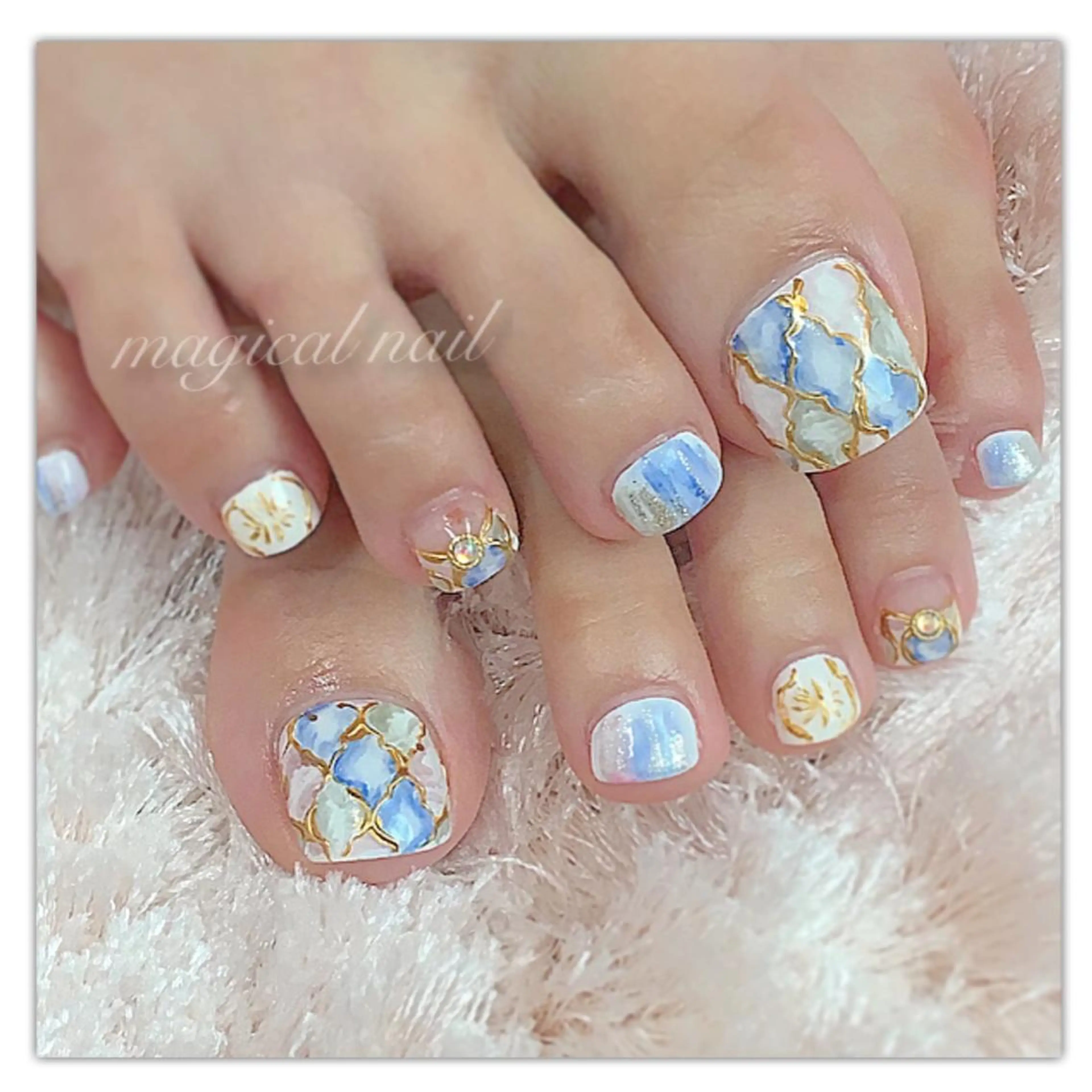 ネイル フットネイル magical nailのネイルデザイン