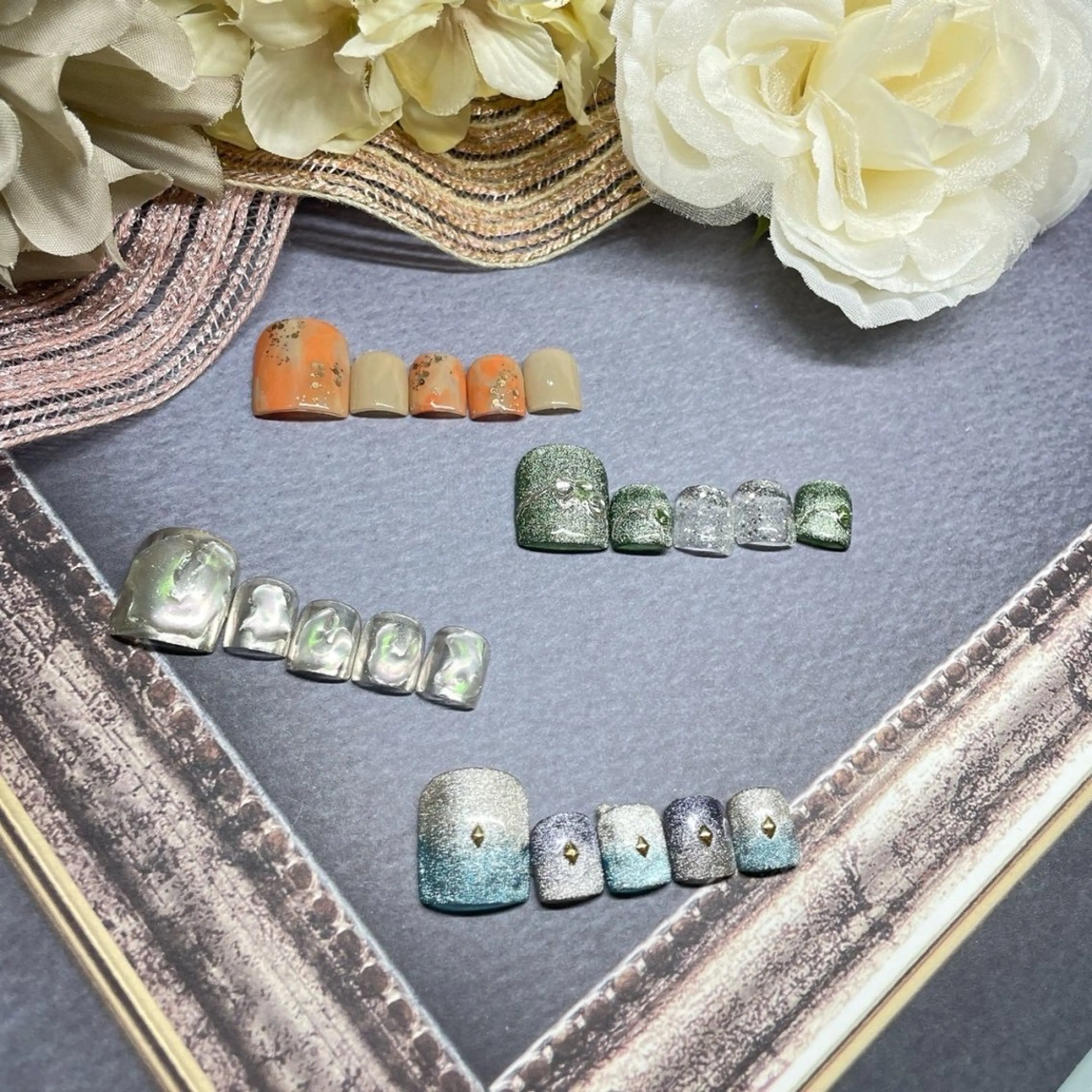 ネイル クレアトゥール華所属・クレアトゥール華 西村のネイルデザイン