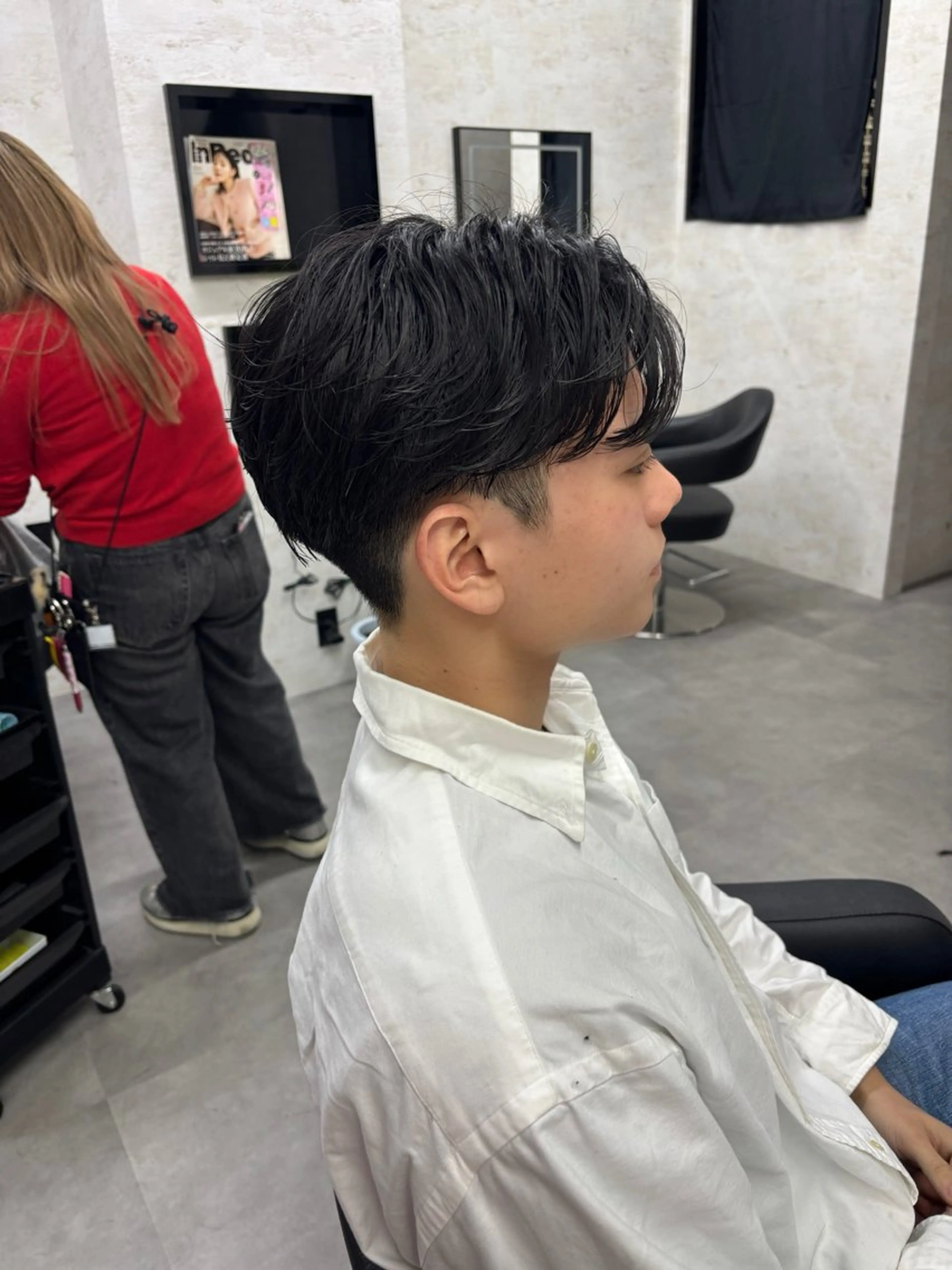 メンズ カット パーマ トリートメント Lay/カラーリスト Myuukaのヘアスタイル