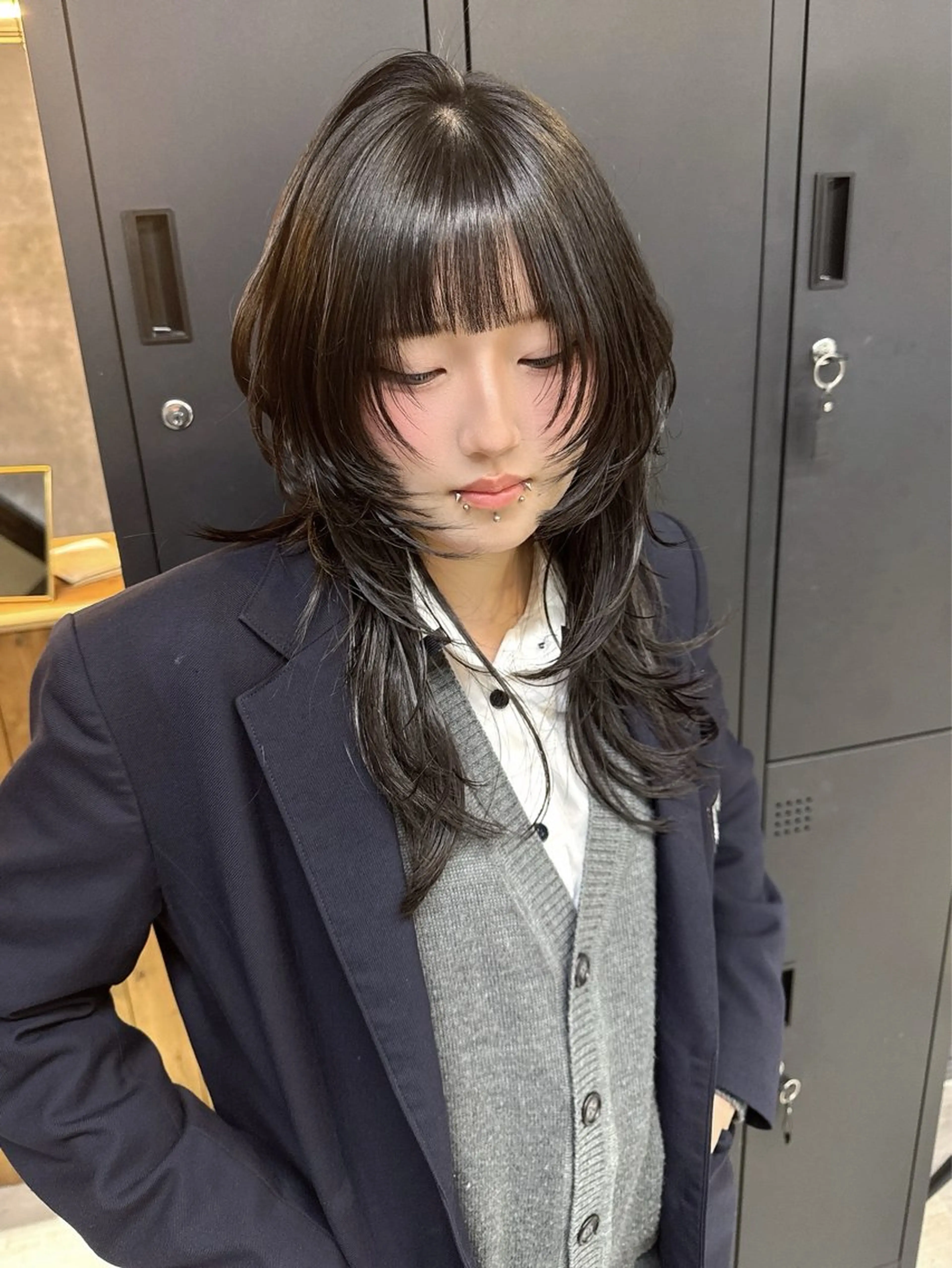 ロング レイヤーカット カット ♡ハッシュカット/ レイヤー/yucoのヘアスタイル