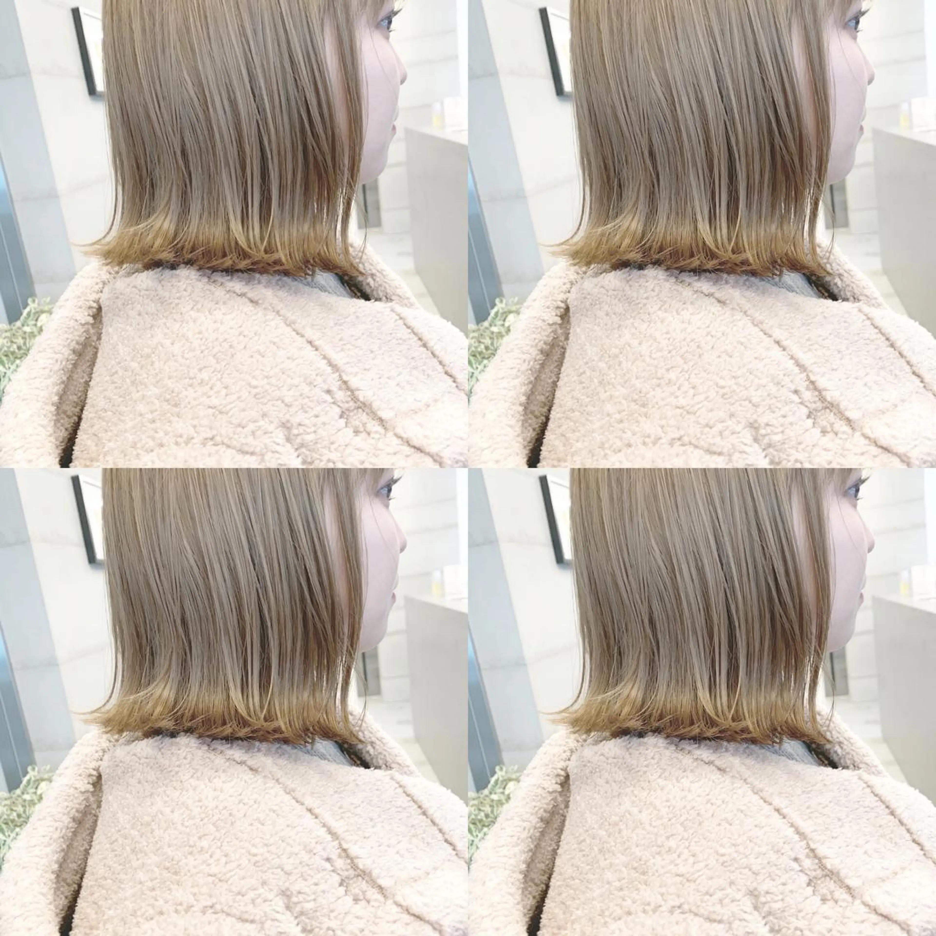 カラー カット ヘアカラー トリートメント 透明感/オリーブ/ グレージュ/YUKAのヘアスタイル