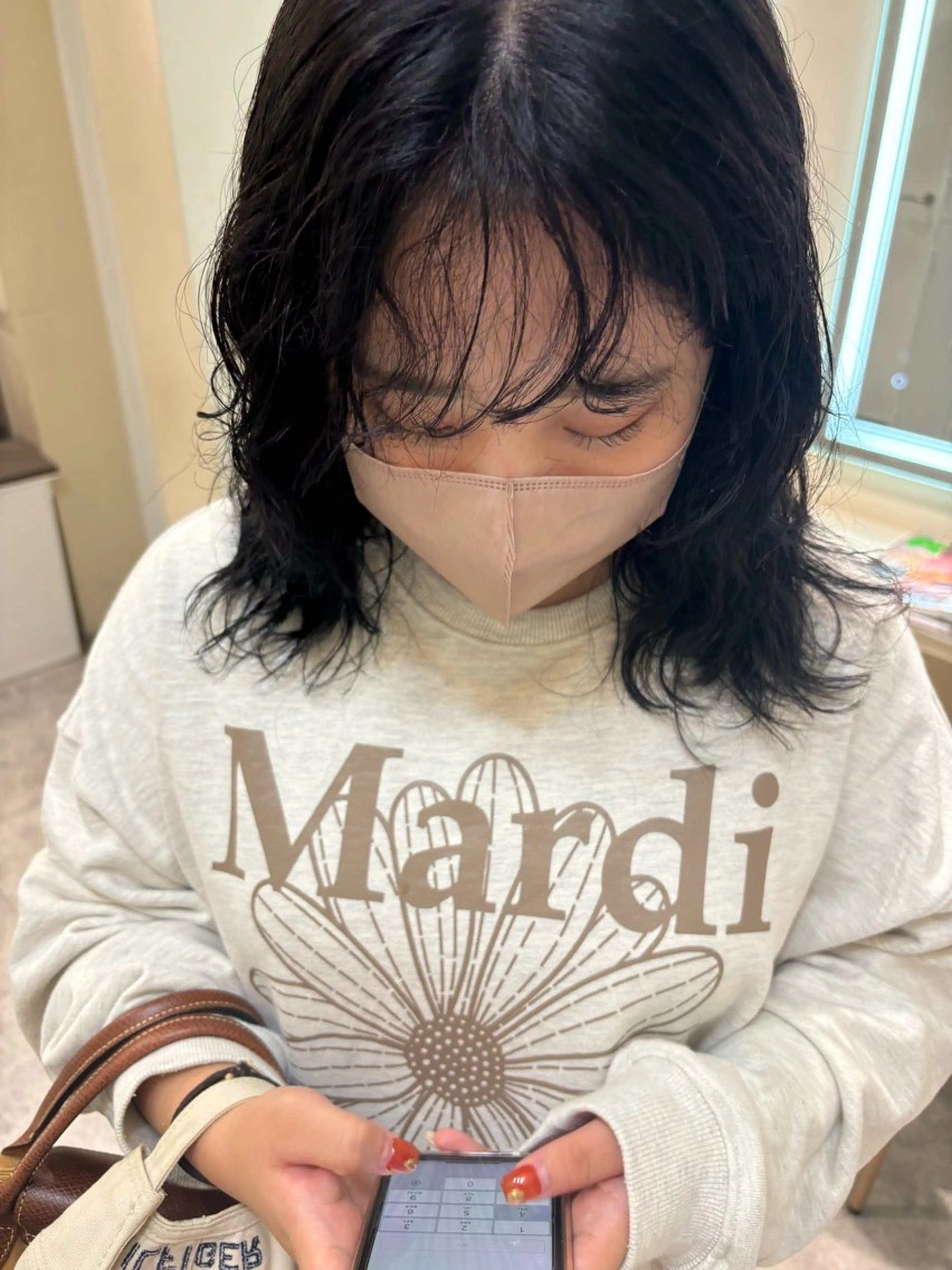 ミディアム カラー パーマ ヘアアレンジ Opus🐕kato Mizuki🐕のヘアスタイル